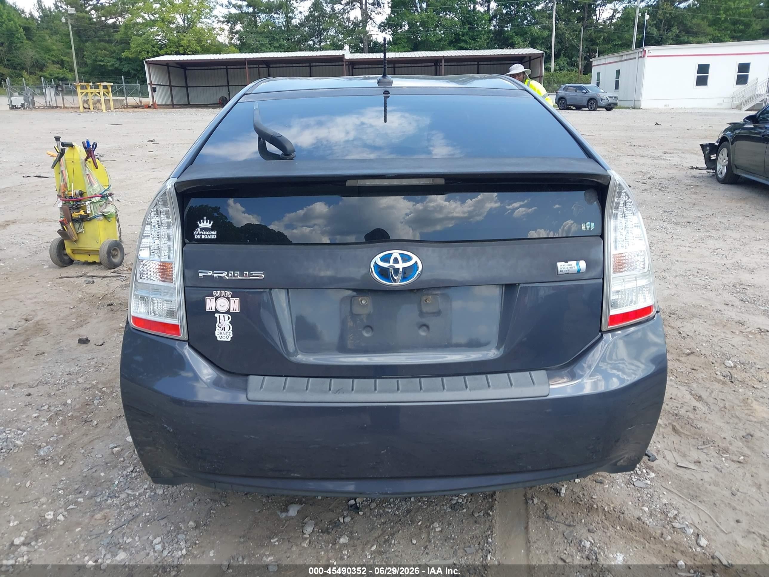 2010 Toyota Prius Ii Gray vin: JTDKN3DU5A1102608