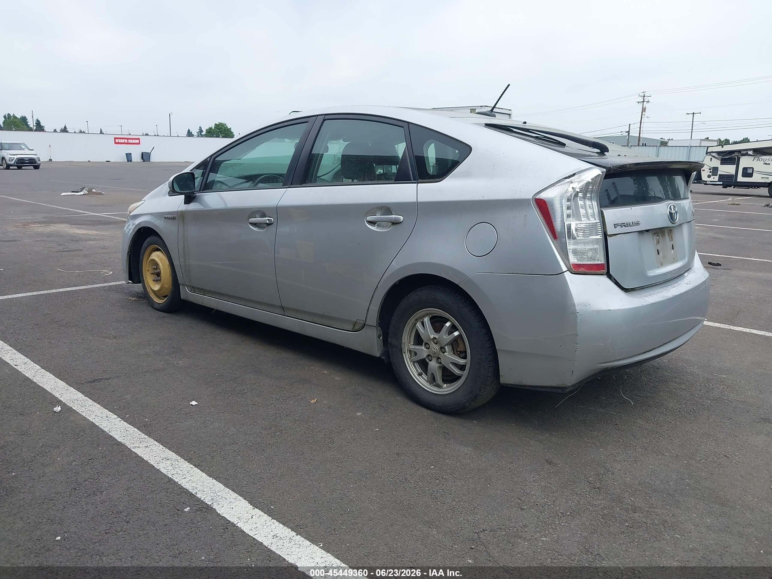 2010 Toyota Prius Iii Silver vin: JTDKN3DU5A5090484