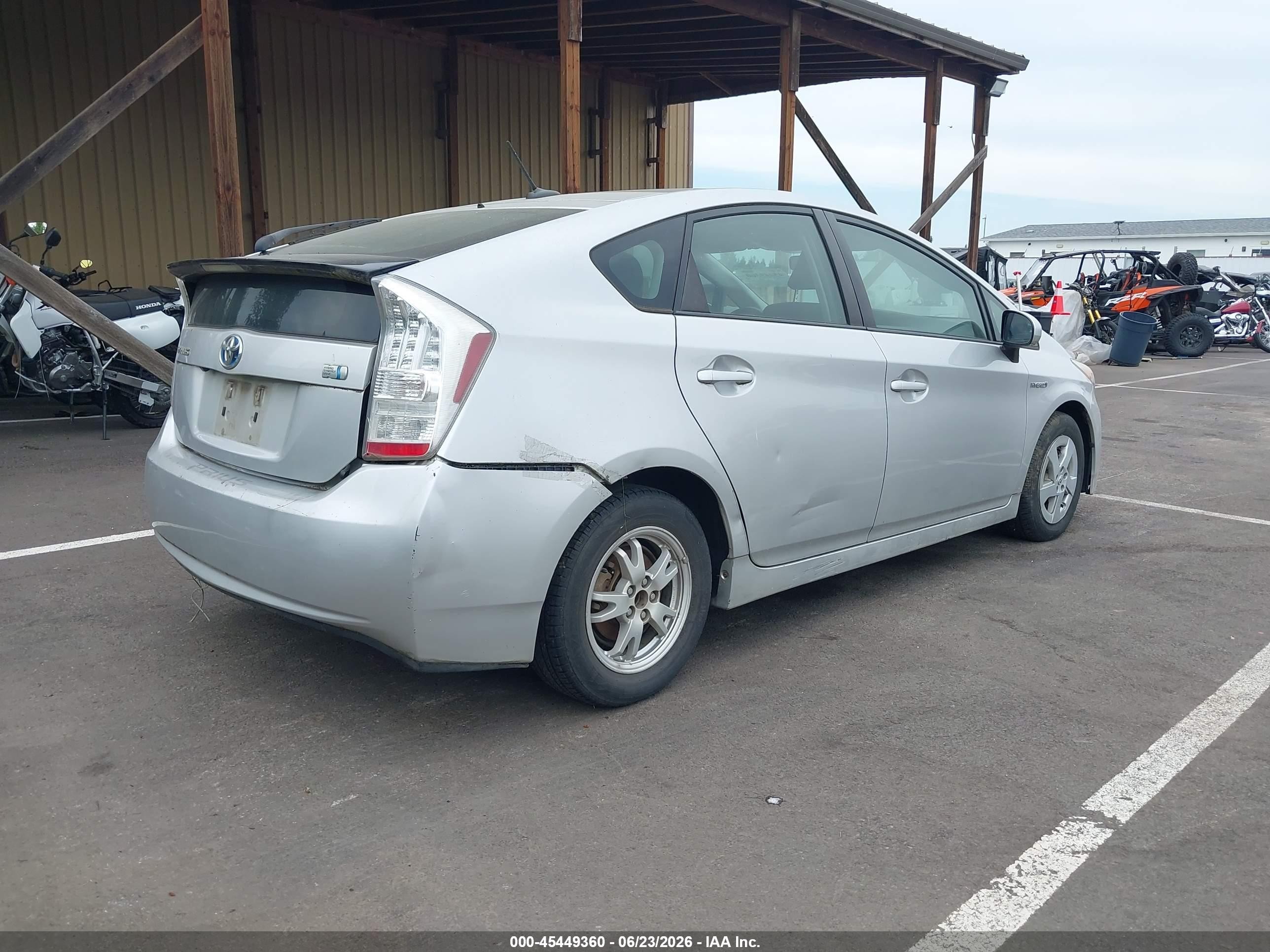 2010 Toyota Prius Iii Silver vin: JTDKN3DU5A5090484