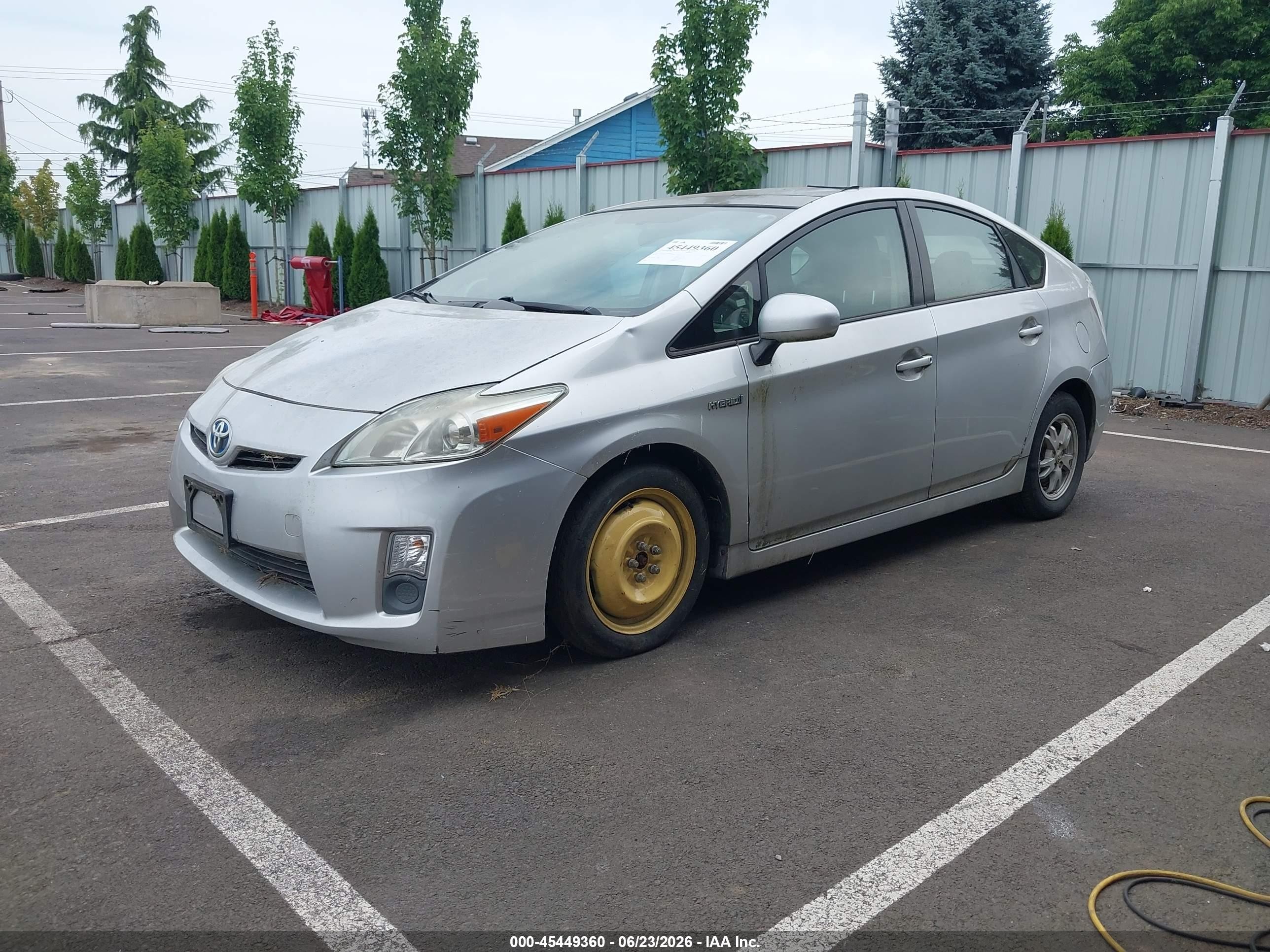 2010 Toyota Prius Iii Silver vin: JTDKN3DU5A5090484
