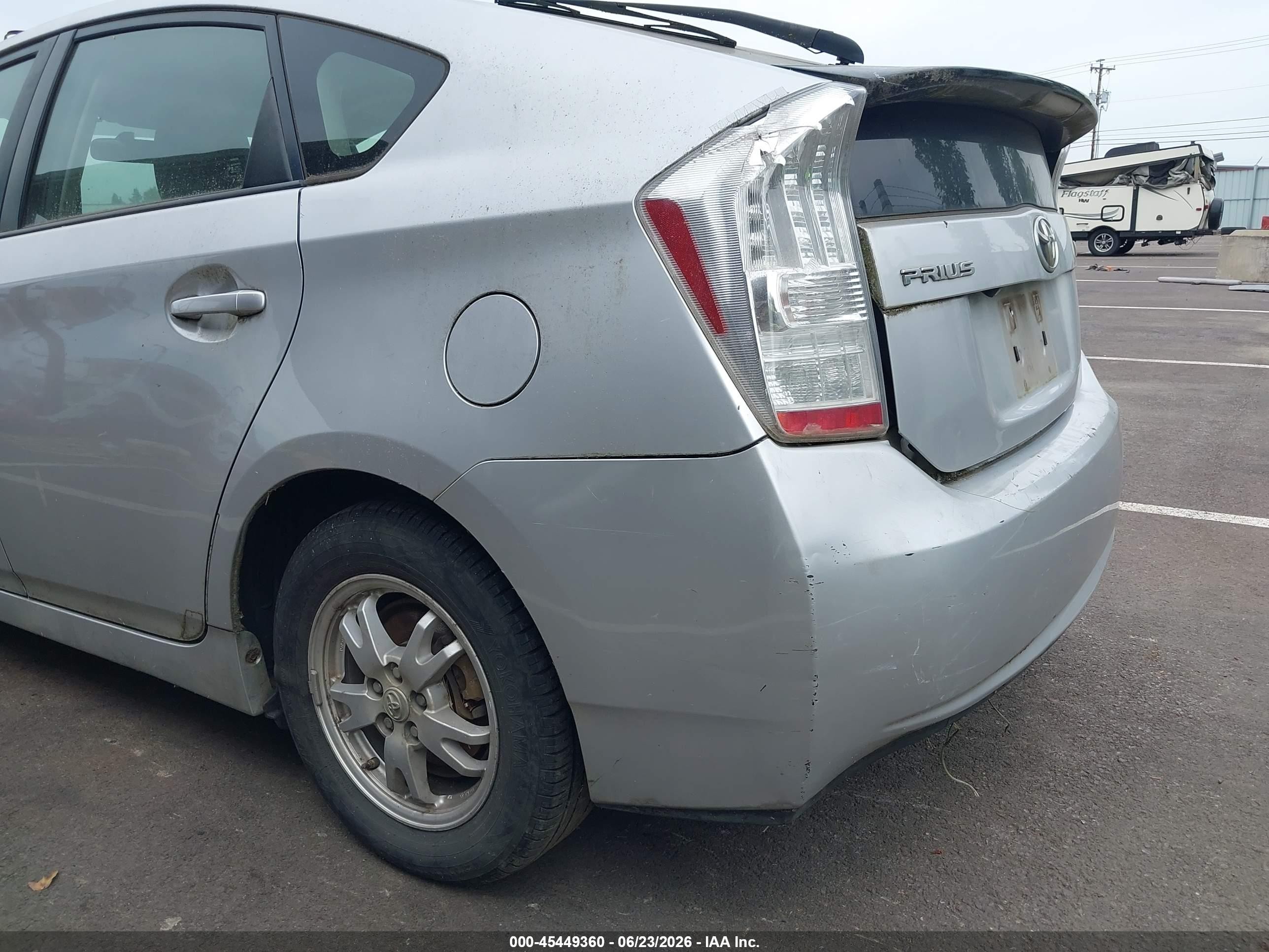 2010 Toyota Prius Iii Silver vin: JTDKN3DU5A5090484