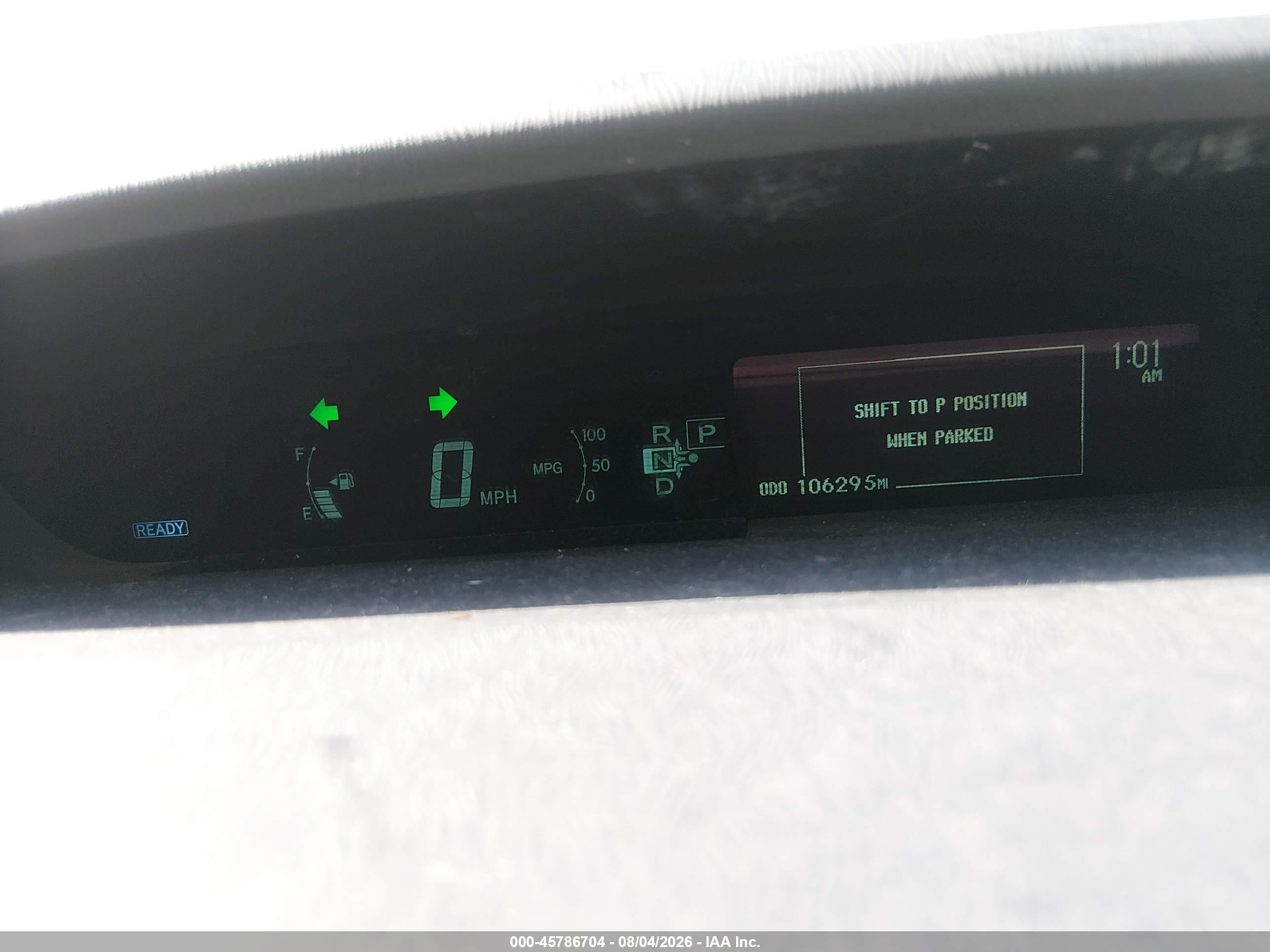 2010 Toyota Prius Iv White vin: JTDKN3DU5A5117554