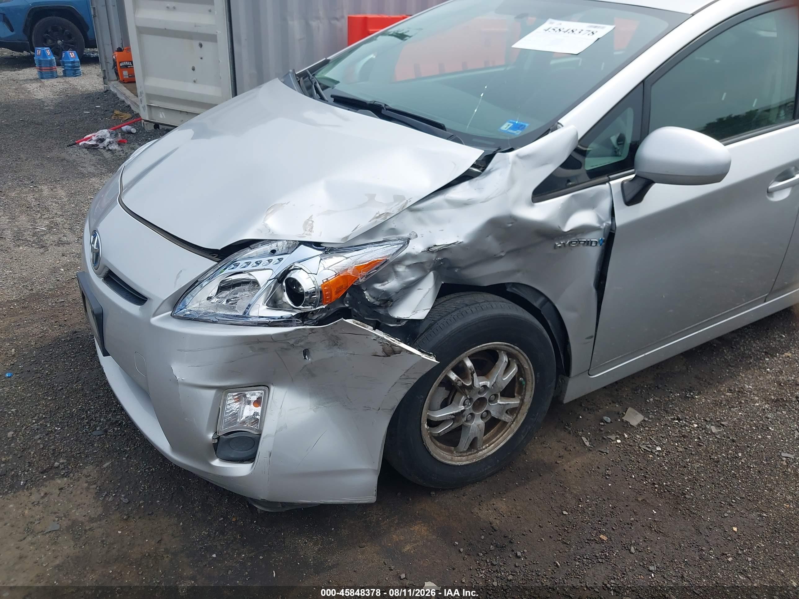 2011 Toyota Prius Two Gray vin: JTDKN3DU5B0254329