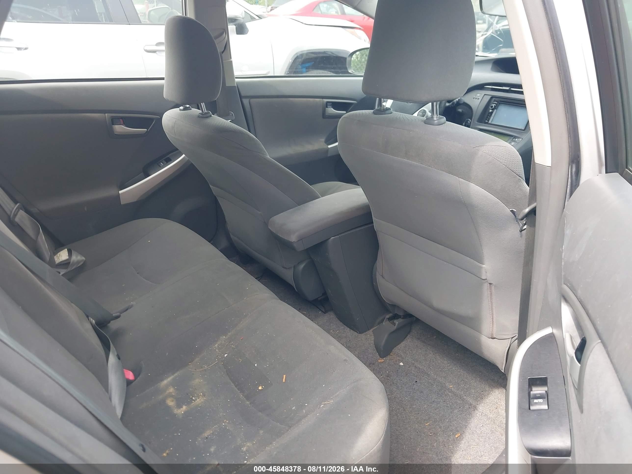 2011 Toyota Prius Two Gray vin: JTDKN3DU5B0254329