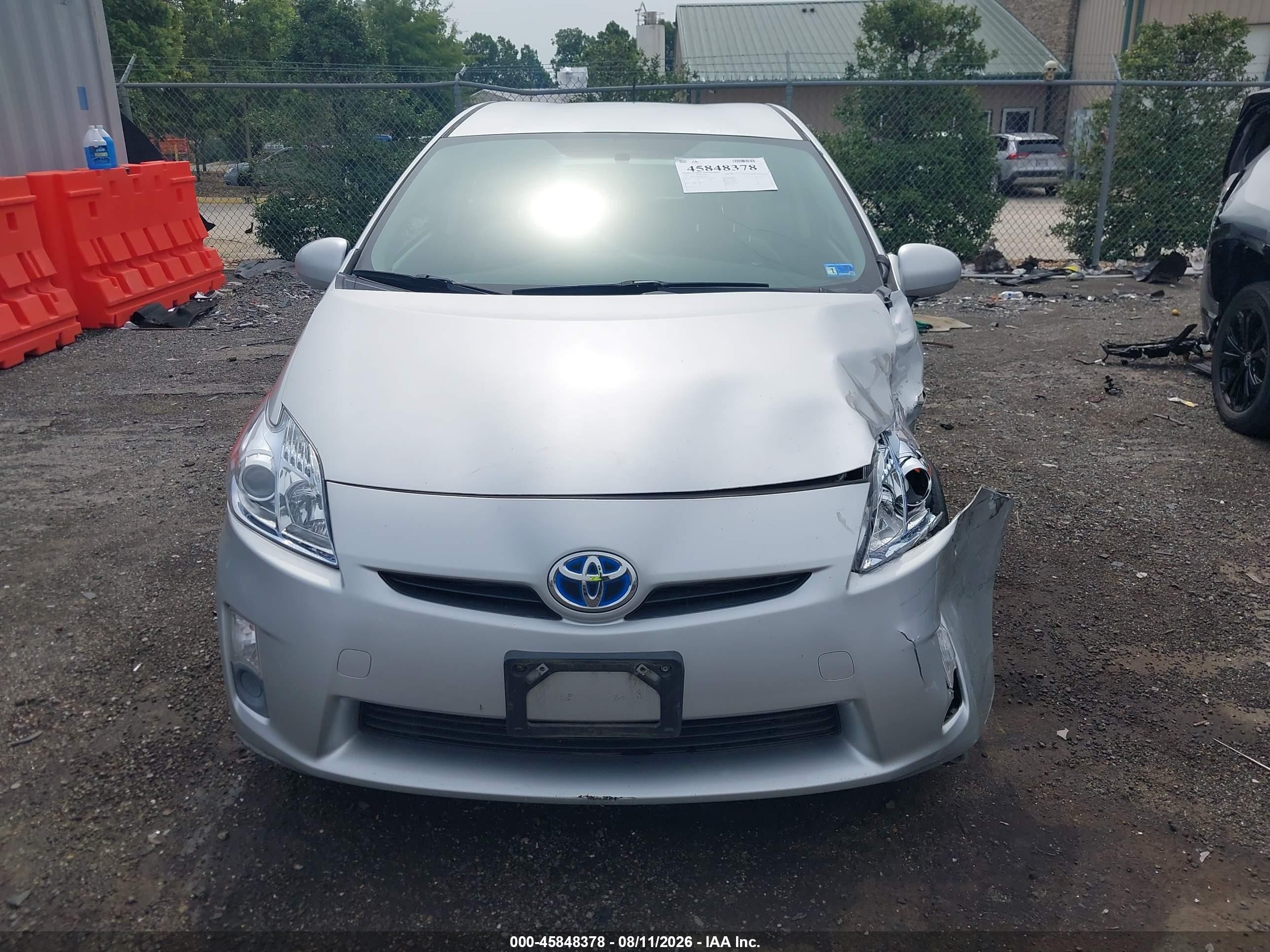 2011 Toyota Prius Two Gray vin: JTDKN3DU5B0254329