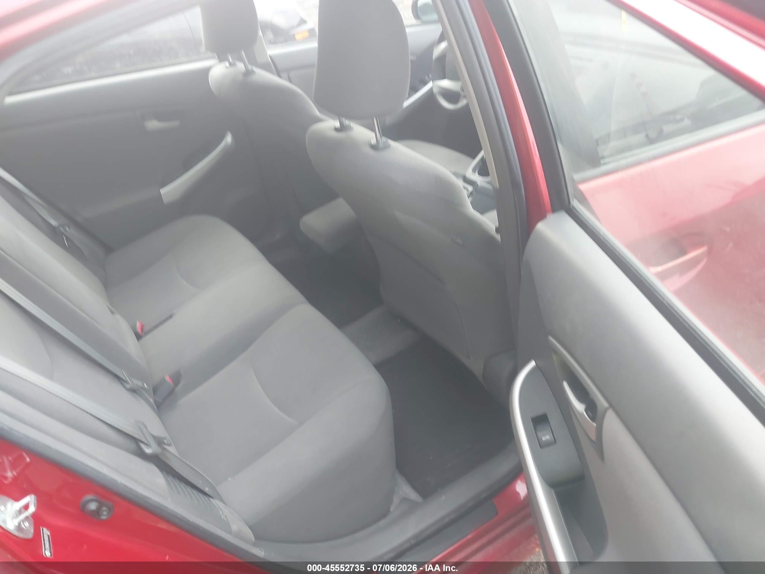 2011 Toyota Prius Two Red vin: JTDKN3DU5B0257828