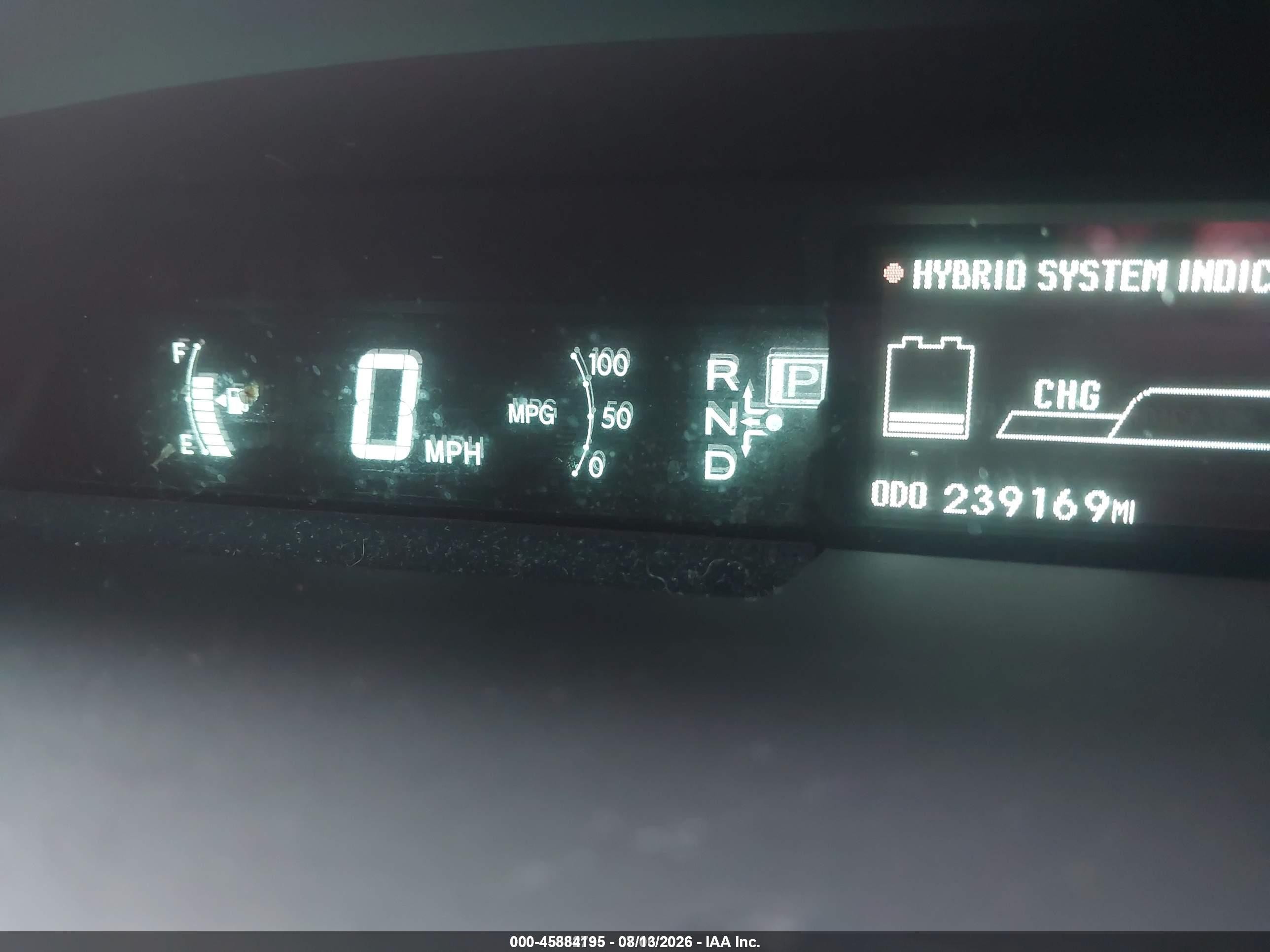 2011 Toyota Prius Two Red vin: JTDKN3DU5B0257828