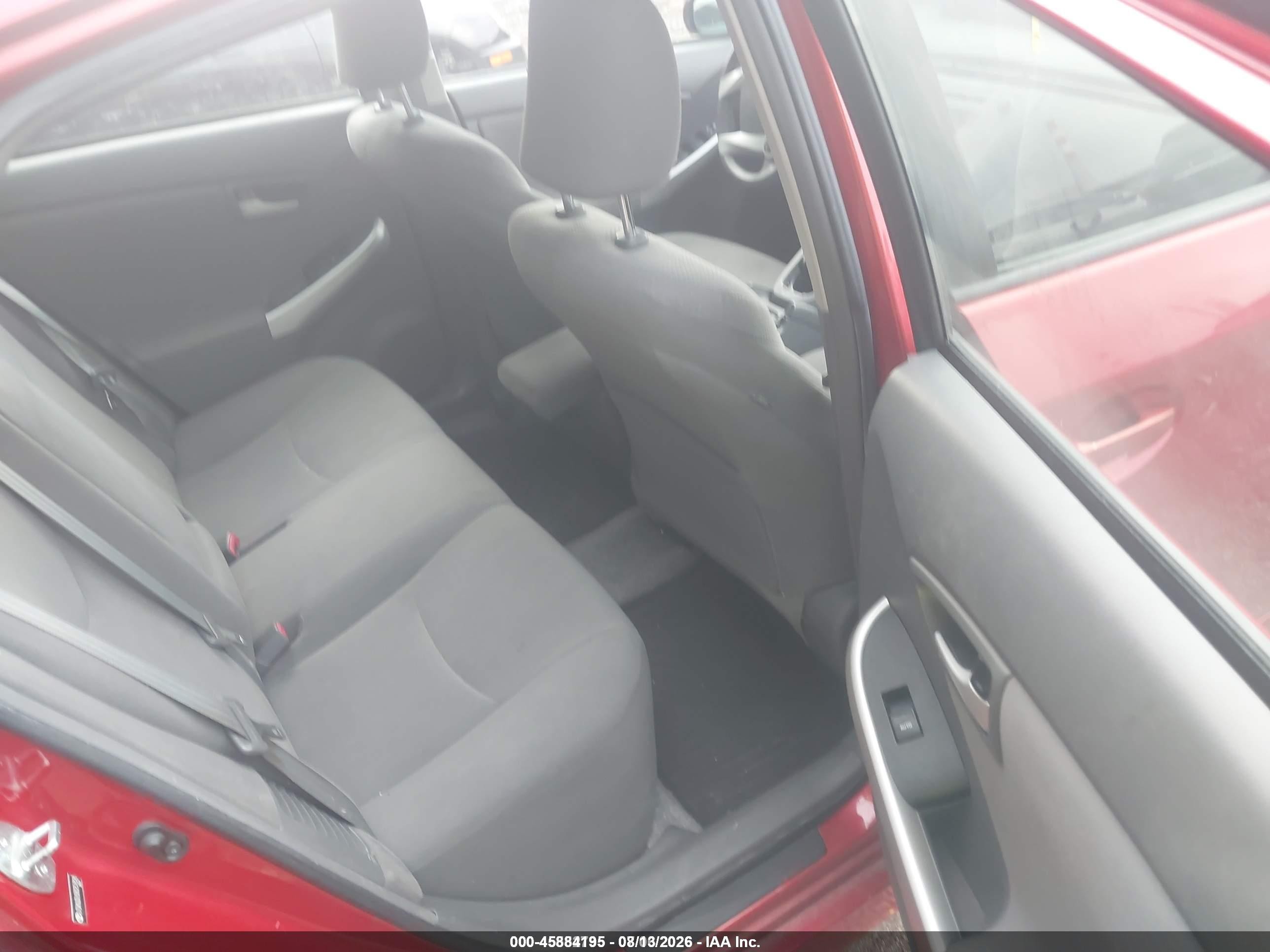 2011 Toyota Prius Two Red vin: JTDKN3DU5B0257828