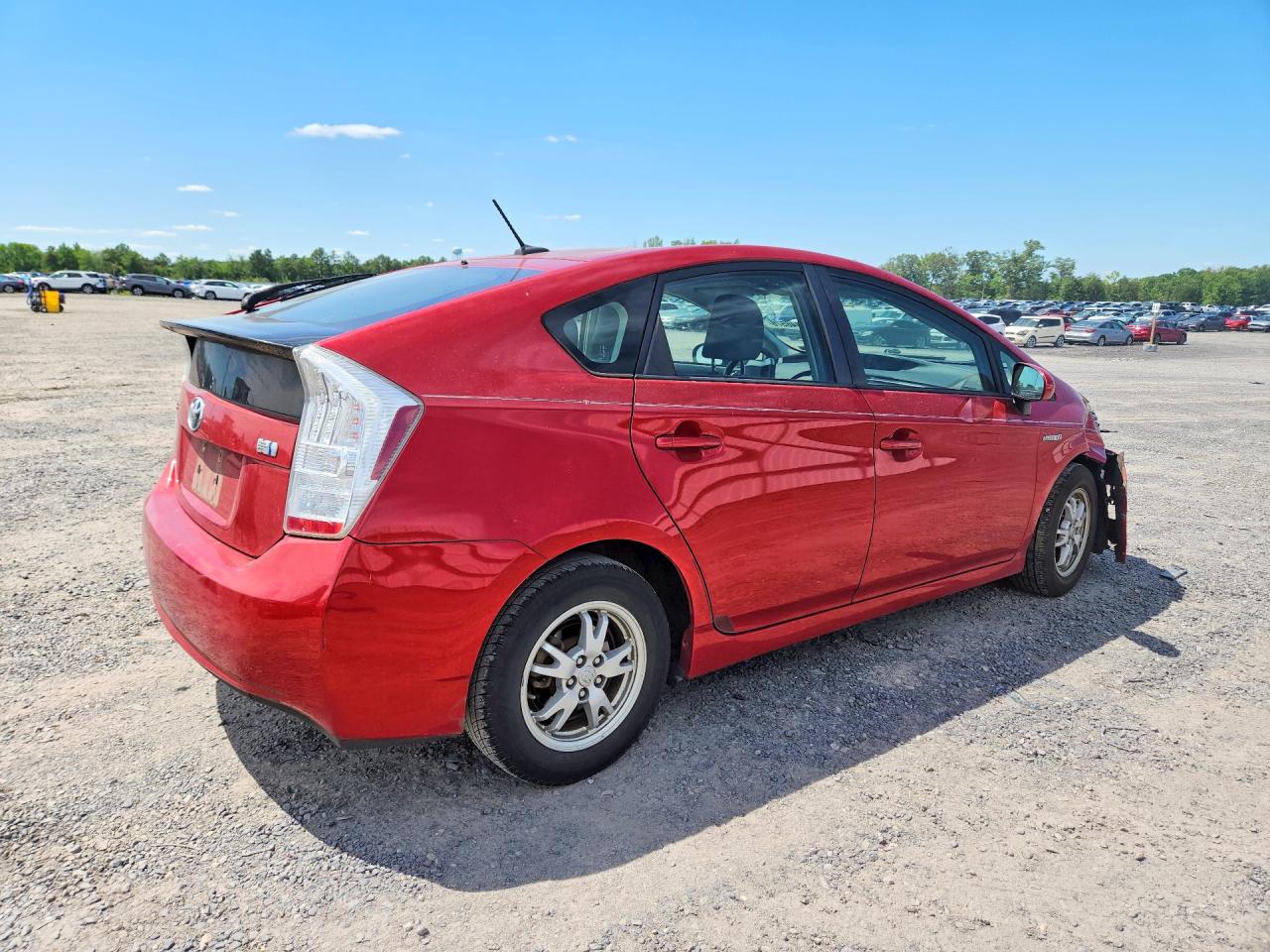2011 Toyota Prius Two Red vin: JTDKN3DU5B0261135