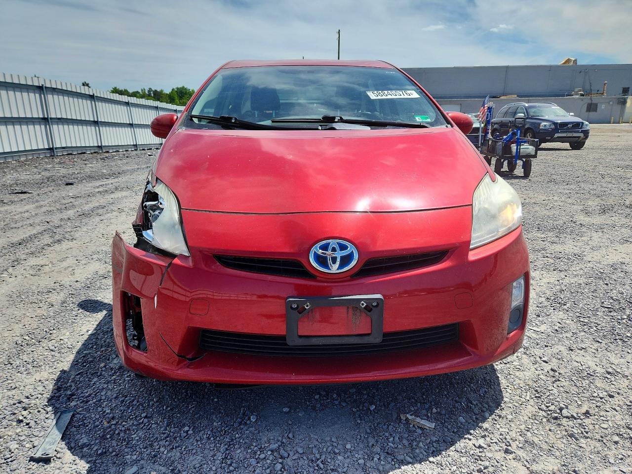 2011 Toyota Prius Two Red vin: JTDKN3DU5B0261135