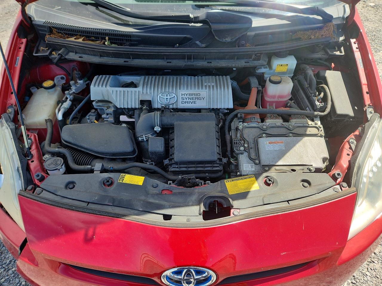 2011 Toyota Prius Two Red vin: JTDKN3DU5B0261135