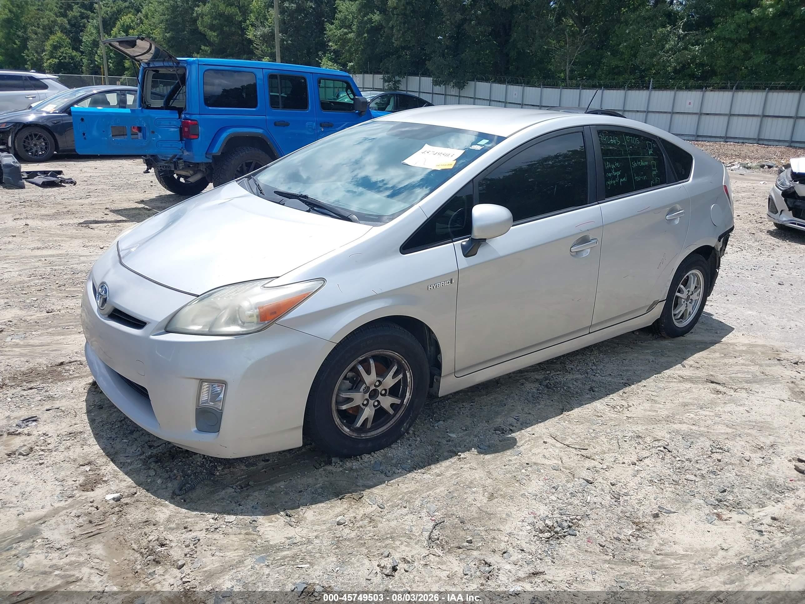 2011 Toyota Prius Four Silver vin: JTDKN3DU5B0266836