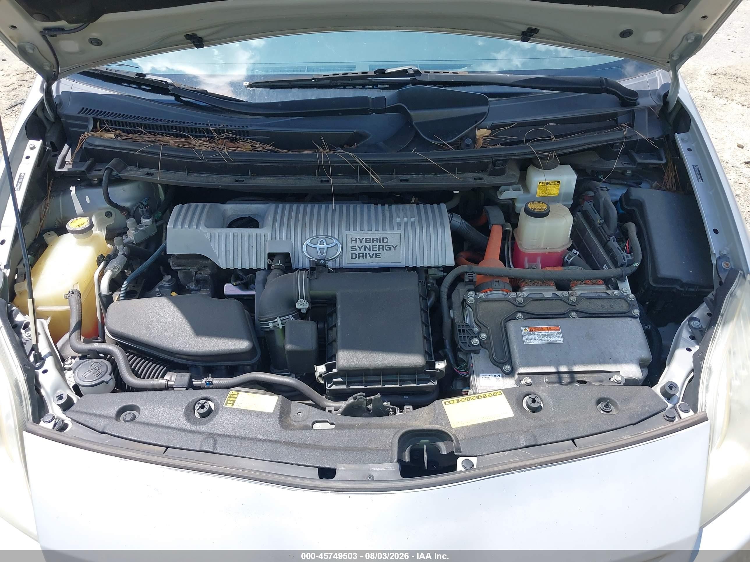 2011 Toyota Prius Four Silver vin: JTDKN3DU5B0266836