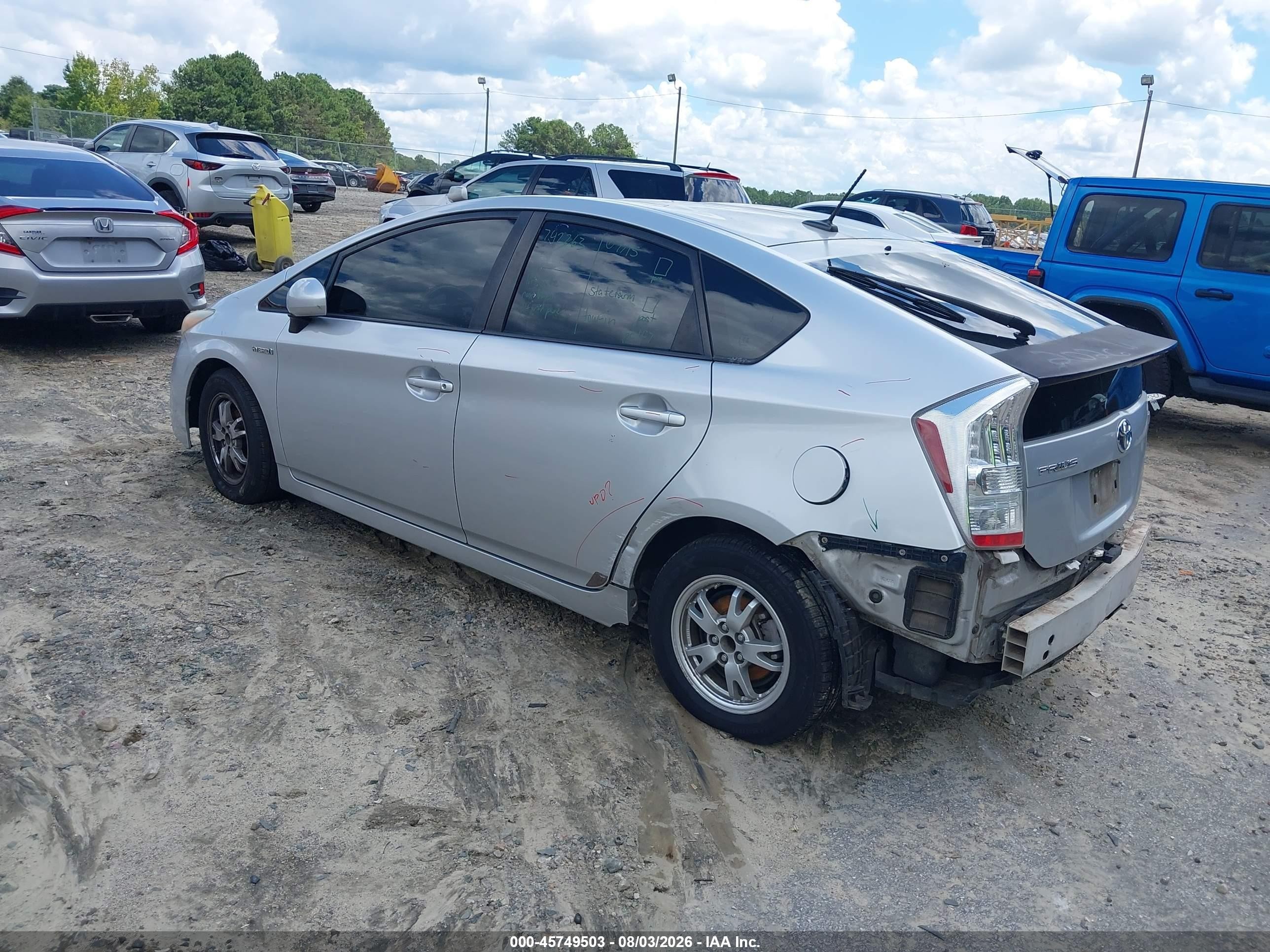2011 Toyota Prius Four Silver vin: JTDKN3DU5B0266836