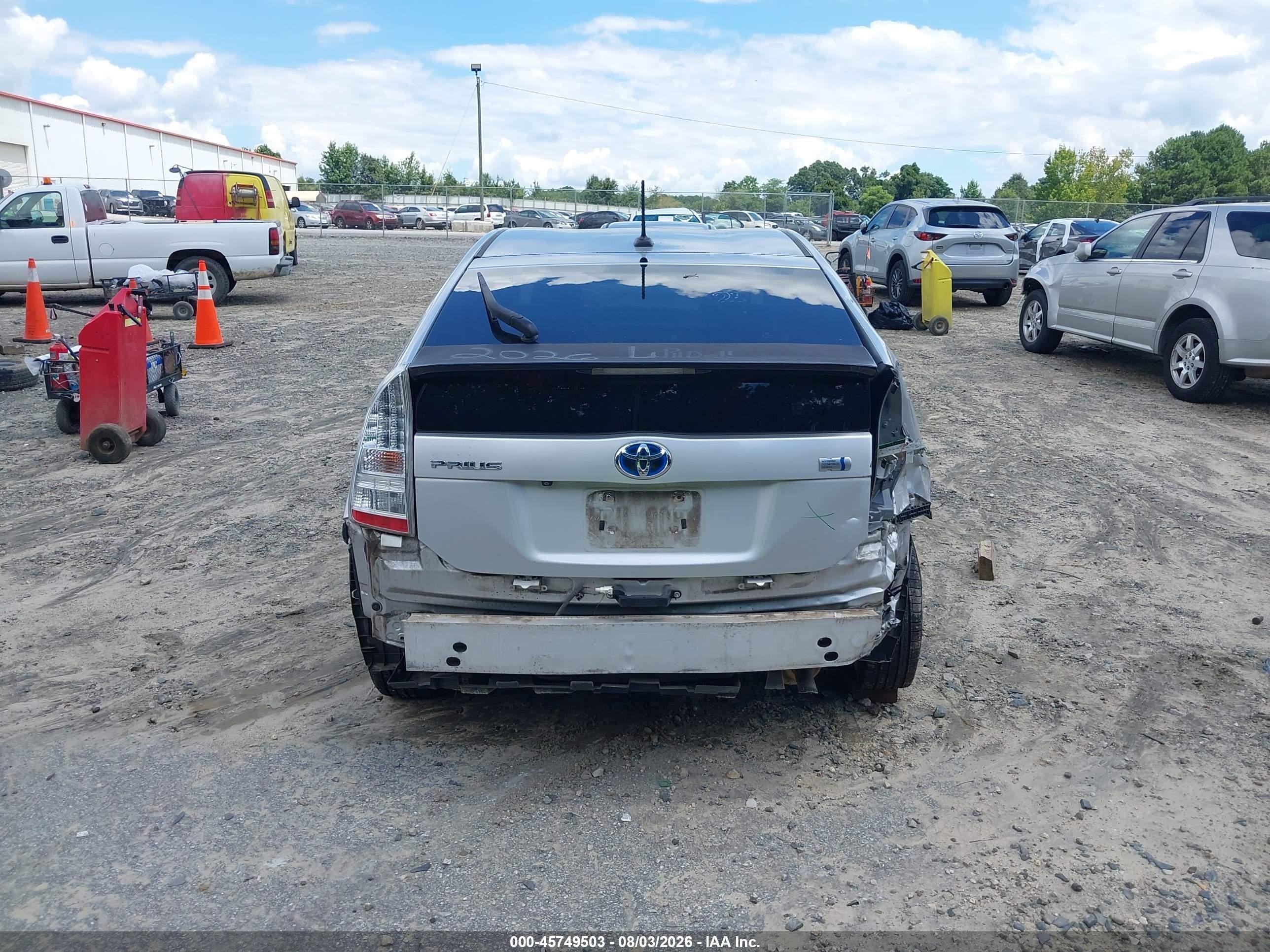 2011 Toyota Prius Four Silver vin: JTDKN3DU5B0266836