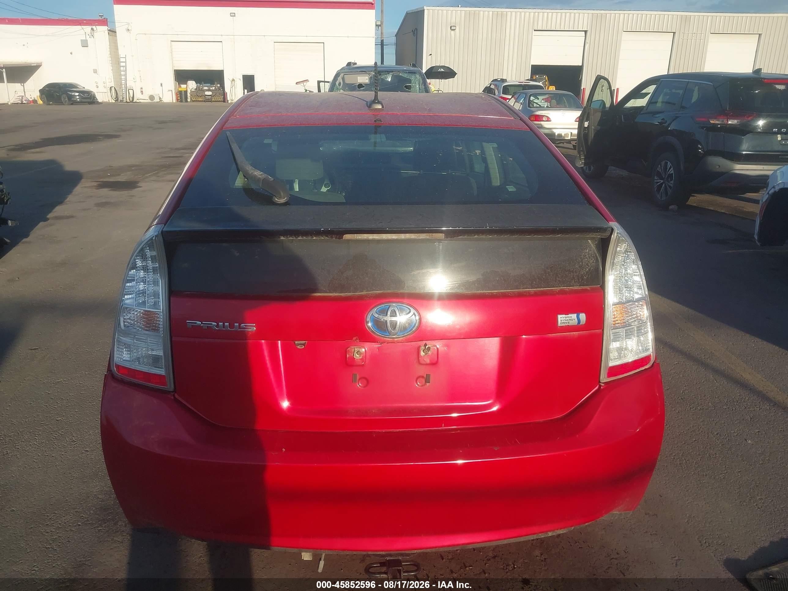 2011 Toyota Prius Two Red vin: JTDKN3DU5B0268702