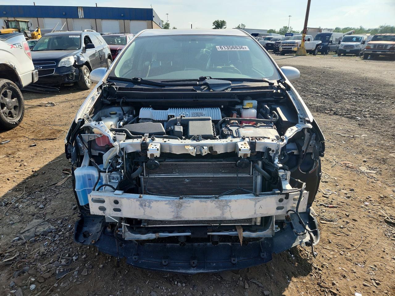 2011 Toyota Prius Two Silver vin: JTDKN3DU5B0270871
