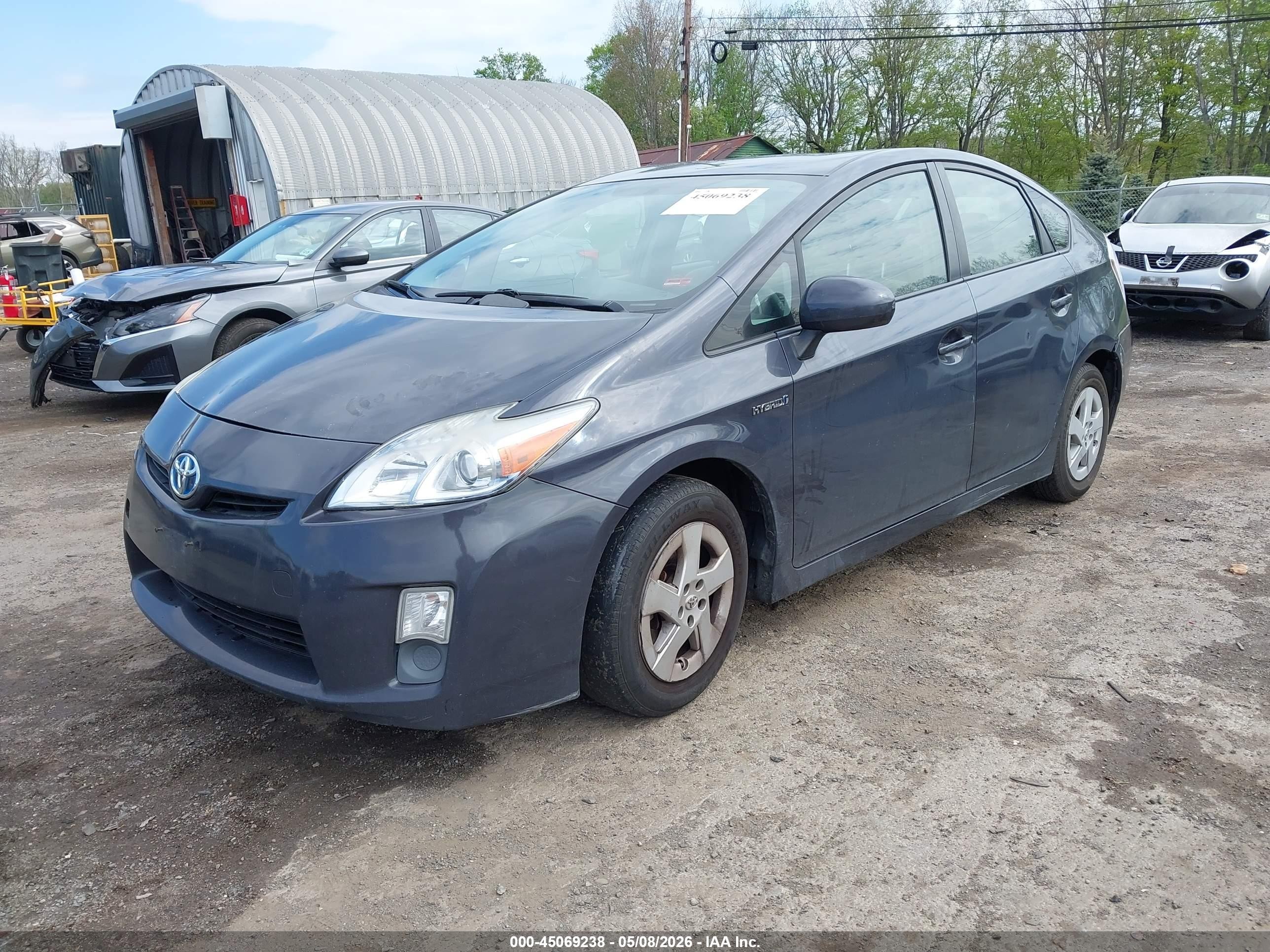 2011 Toyota Prius Three Gray vin: JTDKN3DU5B0294698
