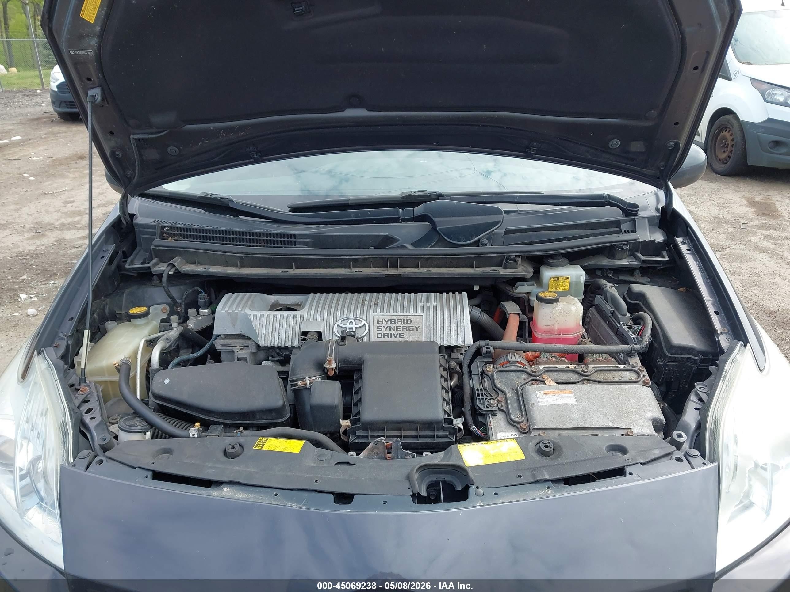 2011 Toyota Prius Three Gray vin: JTDKN3DU5B0294698