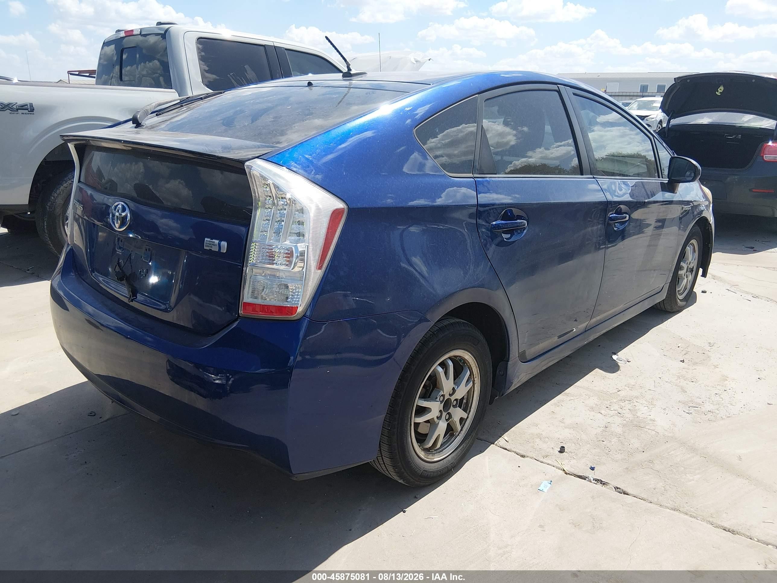 2011 Toyota Prius Two Blue vin: JTDKN3DU5B0310706
