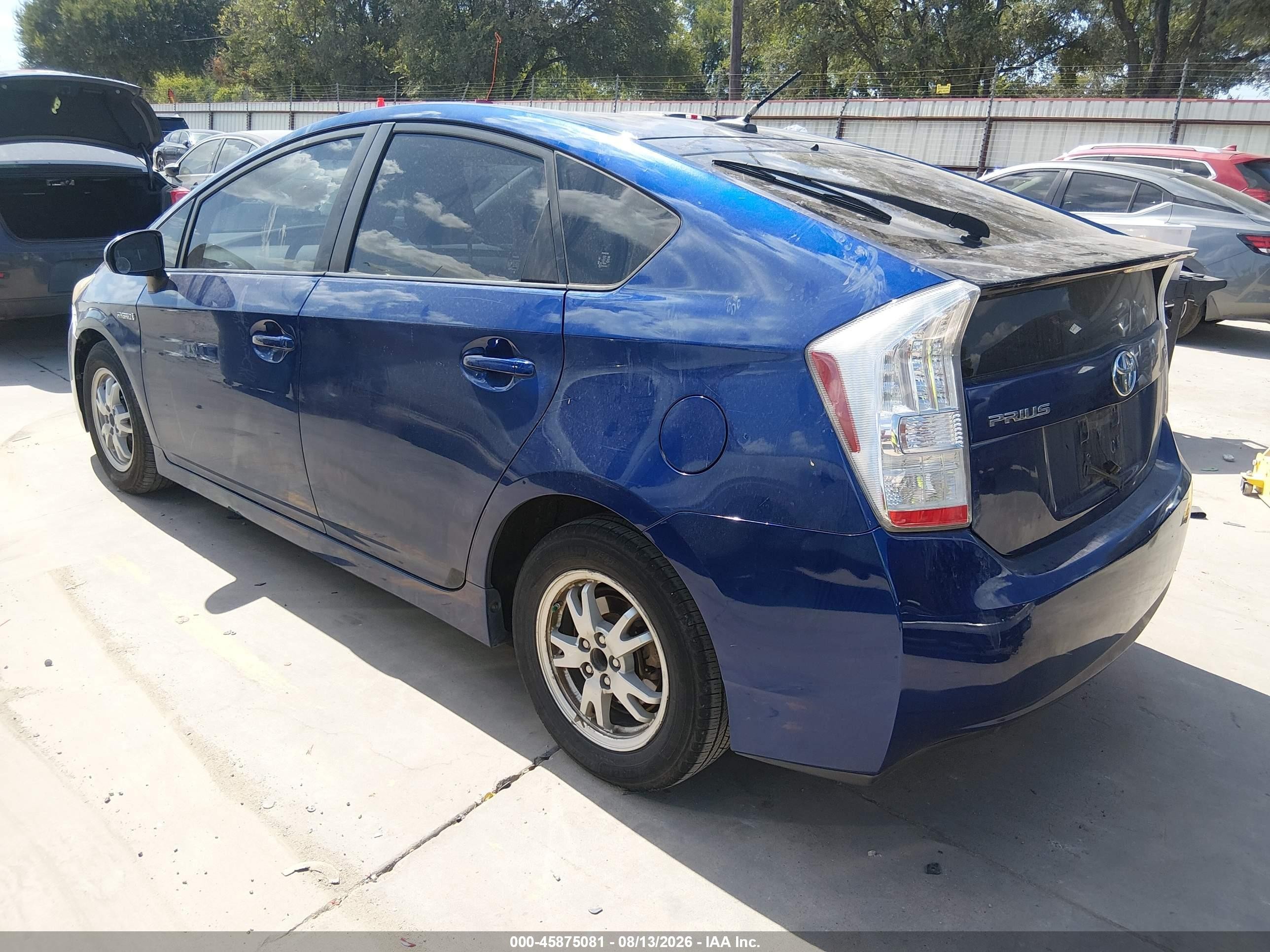 2011 Toyota Prius Two Blue vin: JTDKN3DU5B0310706