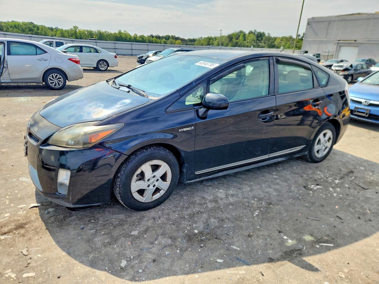 2011 Toyota Prius Three Черный vin: JTDKN3DU5B0320748