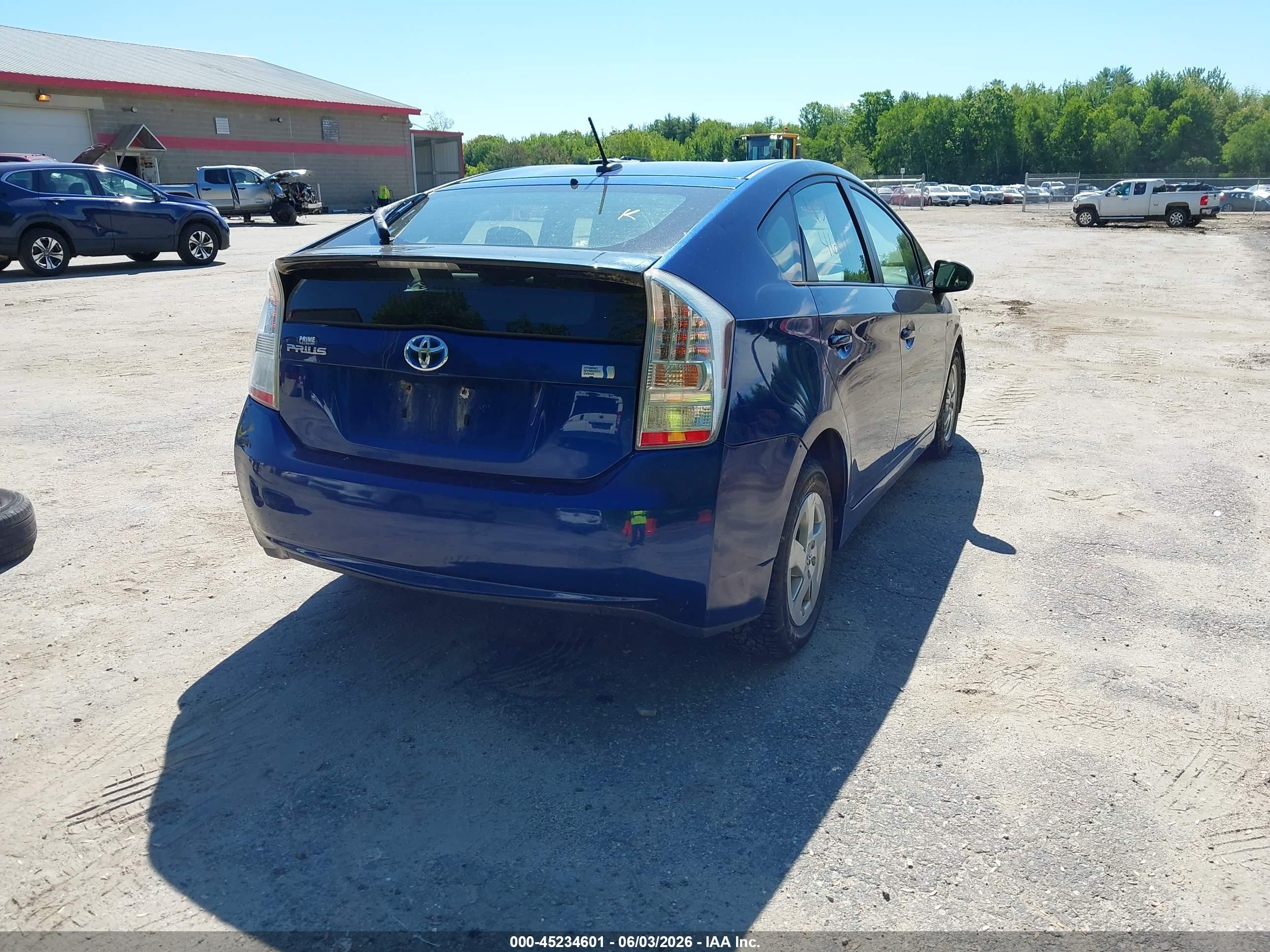 2011 Toyota Prius Three Blue vin: JTDKN3DU5B0325092