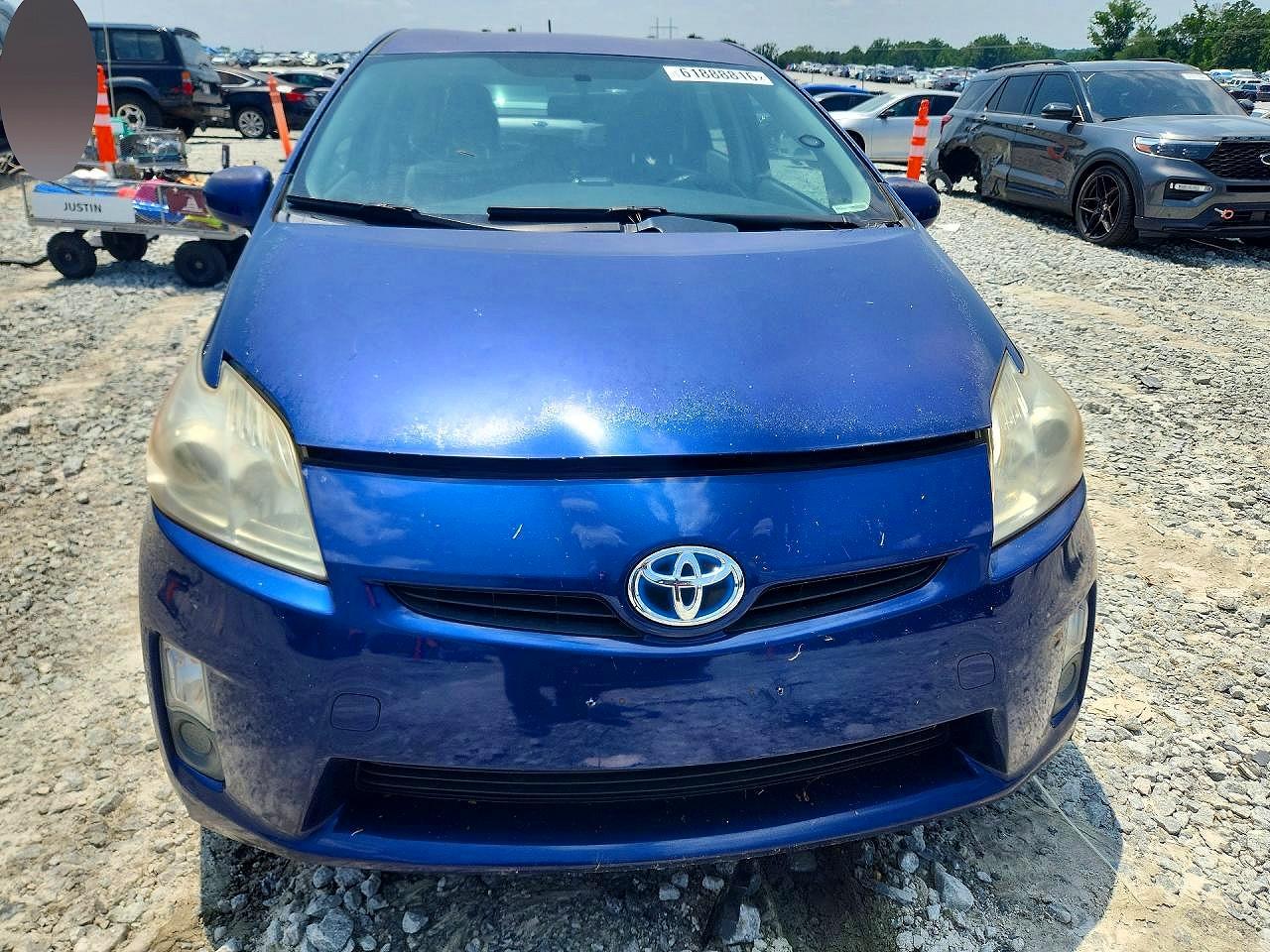 2011 Toyota Prius Two Blue vin: JTDKN3DU5B1365182