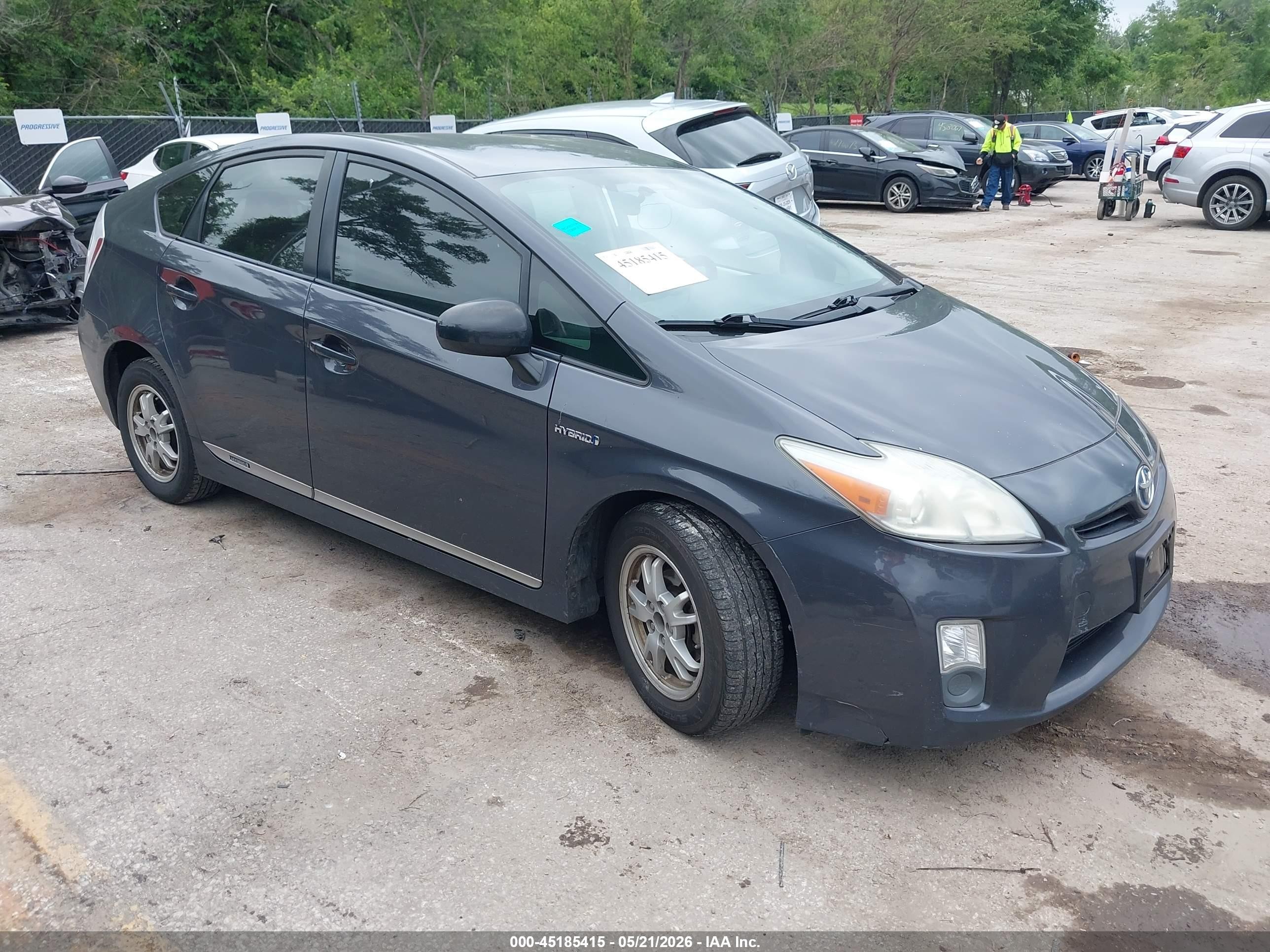 2011 Toyota Prius Three Серый vin: JTDKN3DU5B1374433