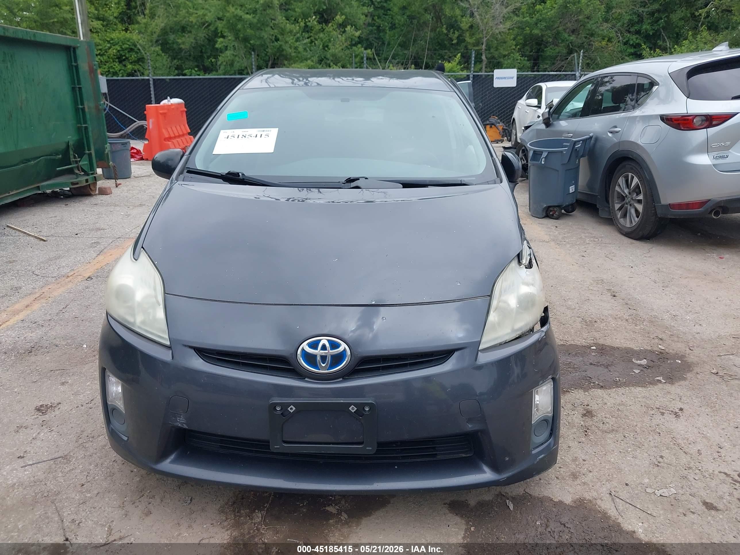 2011 Toyota Prius Three Gray vin: JTDKN3DU5B1374433