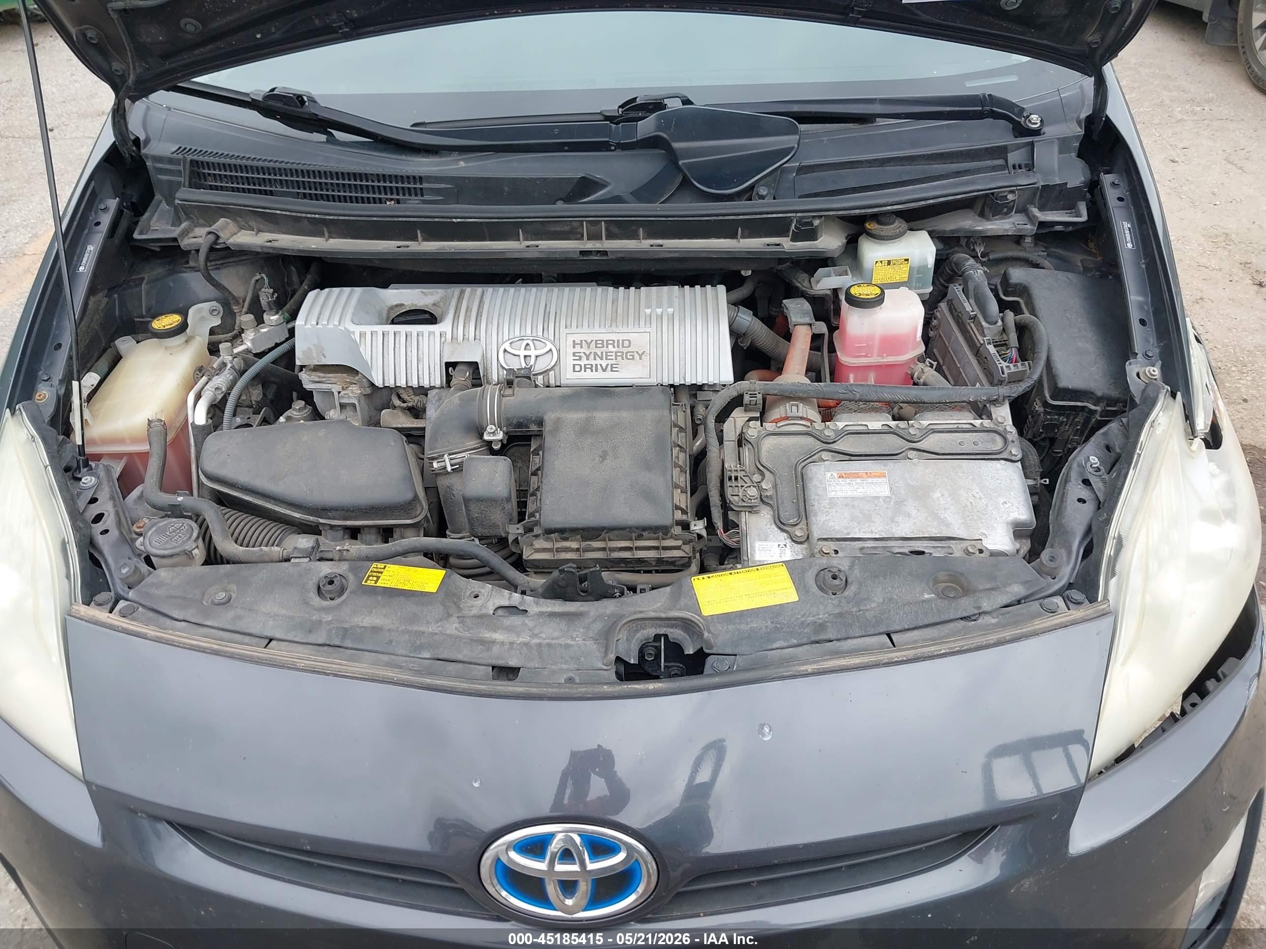 2011 Toyota Prius Three Gray vin: JTDKN3DU5B1374433