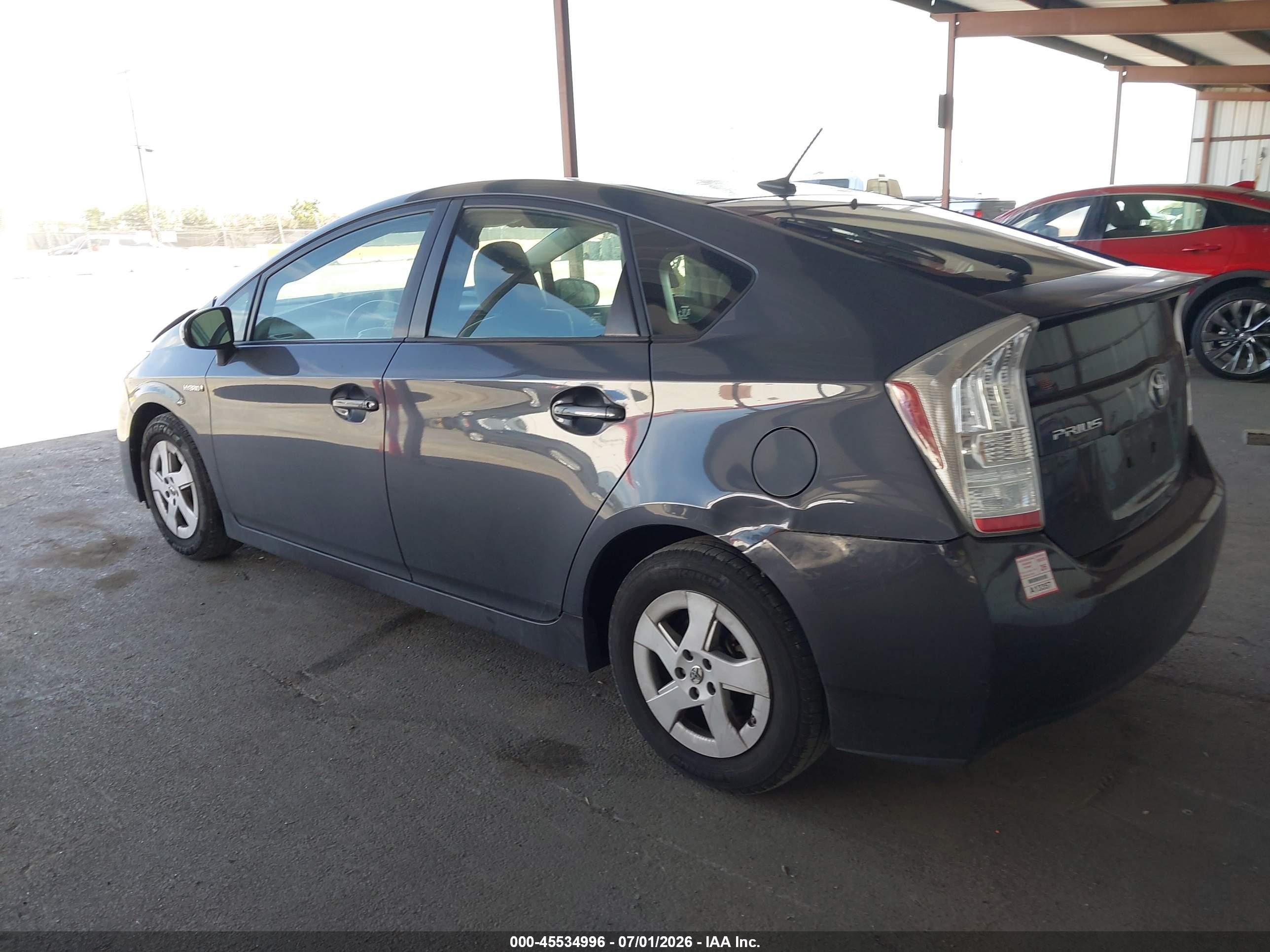 2011 Toyota Prius Three Gray vin: JTDKN3DU5B1394875