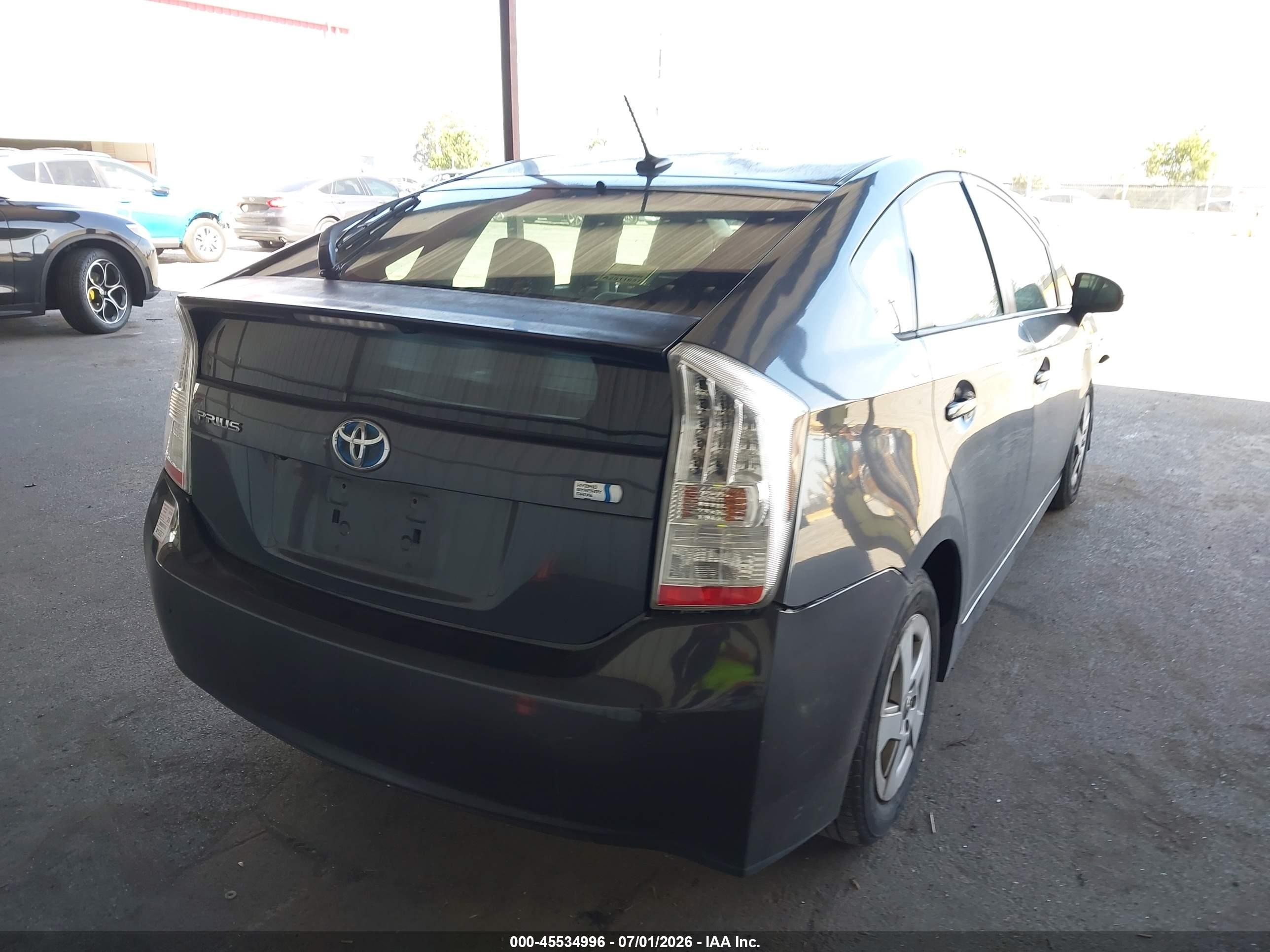 2011 Toyota Prius Three Gray vin: JTDKN3DU5B1394875