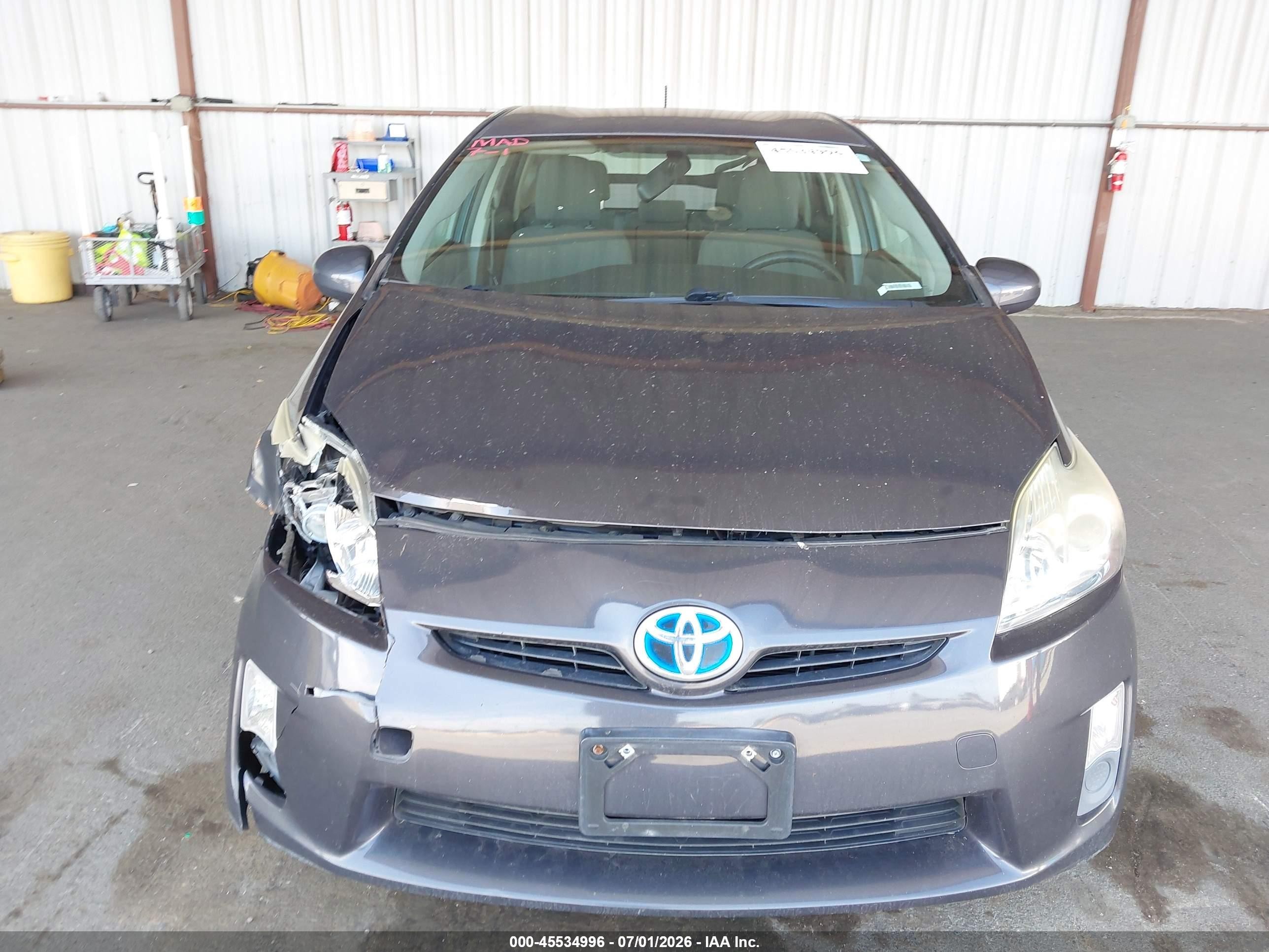 2011 Toyota Prius Three Gray vin: JTDKN3DU5B1394875