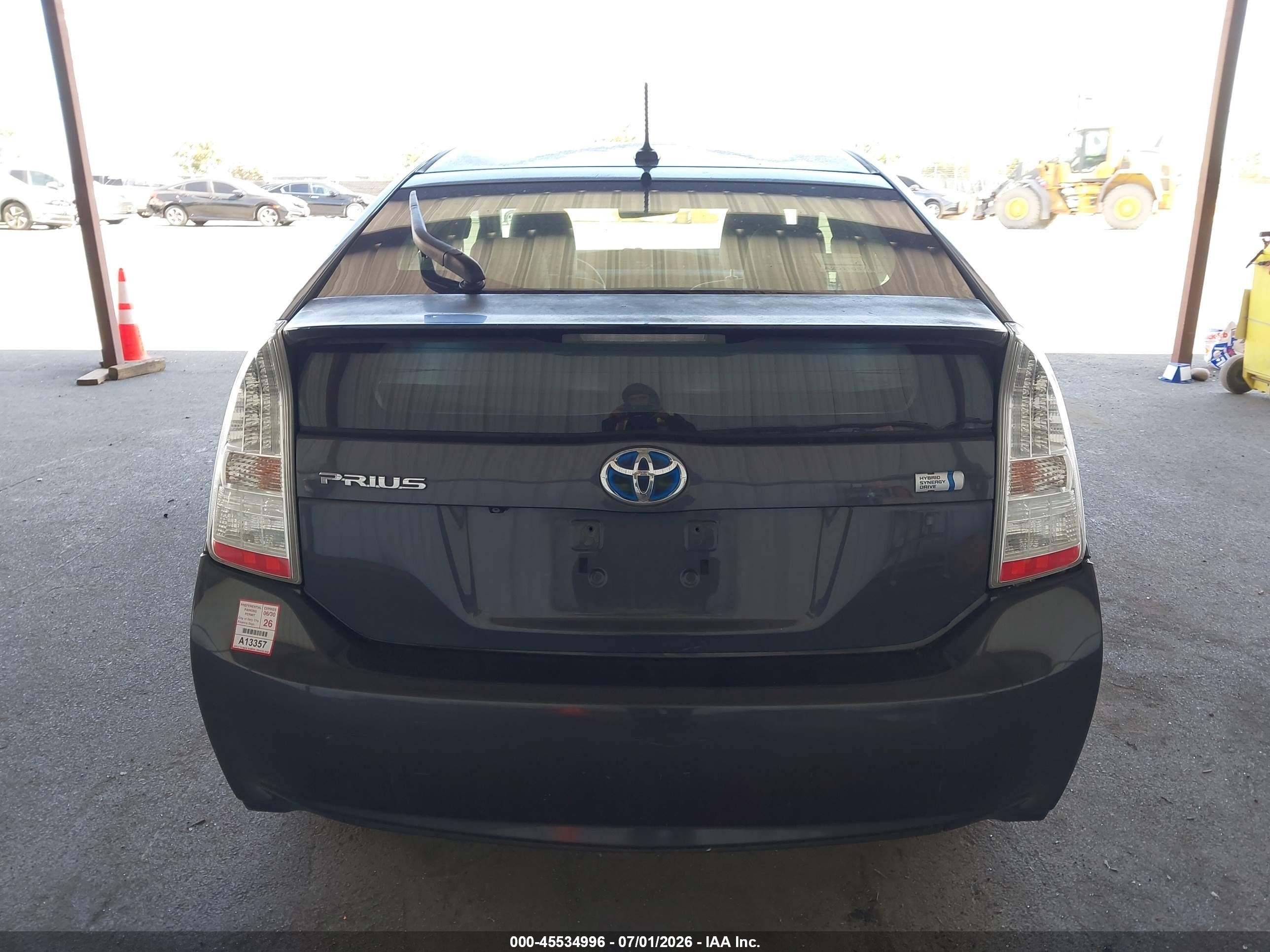 2011 Toyota Prius Three Gray vin: JTDKN3DU5B1394875