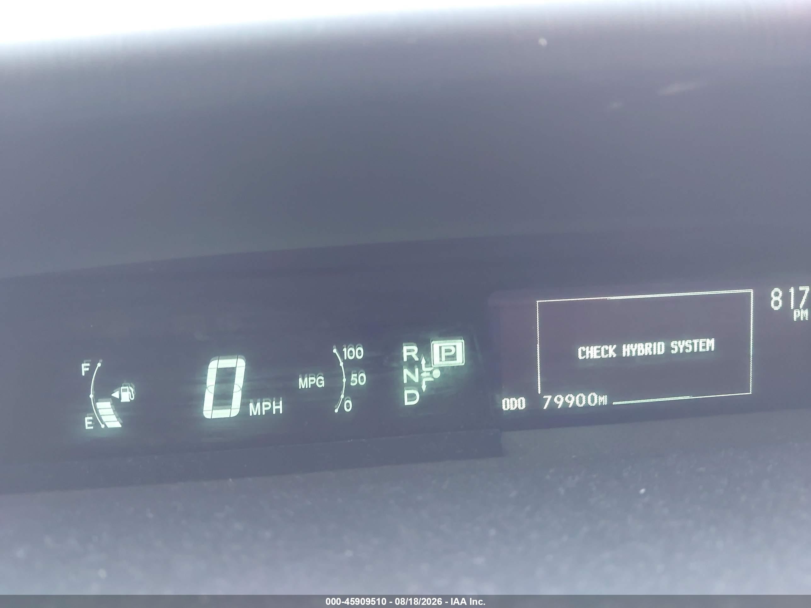 2011 Toyota Prius Two Silver vin: JTDKN3DU5B1403252