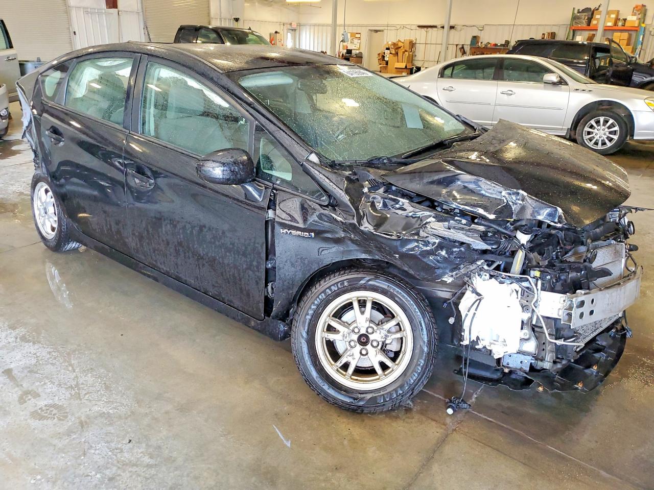 2011 Toyota Prius Three Черный vin: JTDKN3DU5B1441998