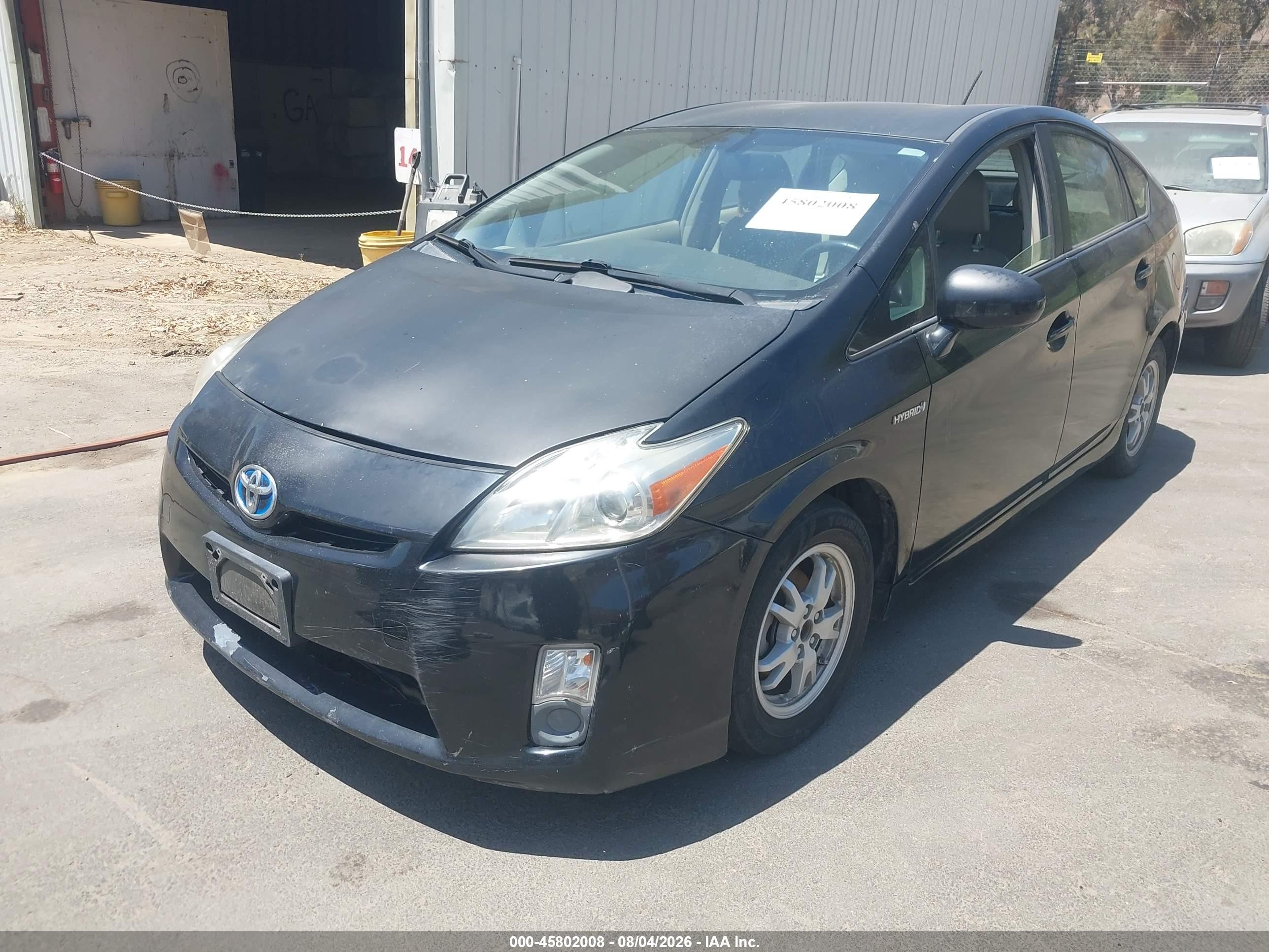 2011 Toyota Prius Four Black vin: JTDKN3DU5B1457568