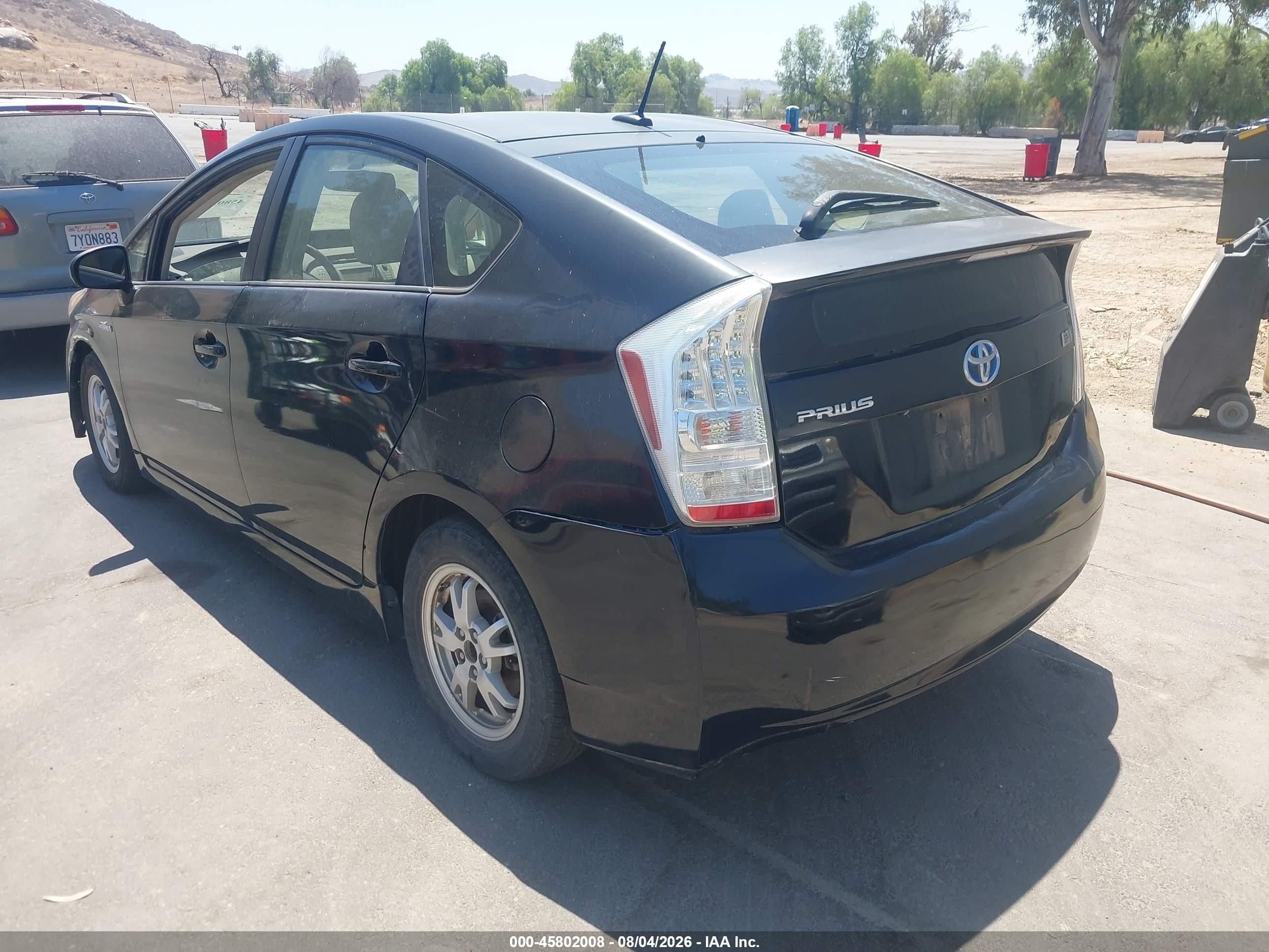 2011 Toyota Prius Four Black vin: JTDKN3DU5B1457568