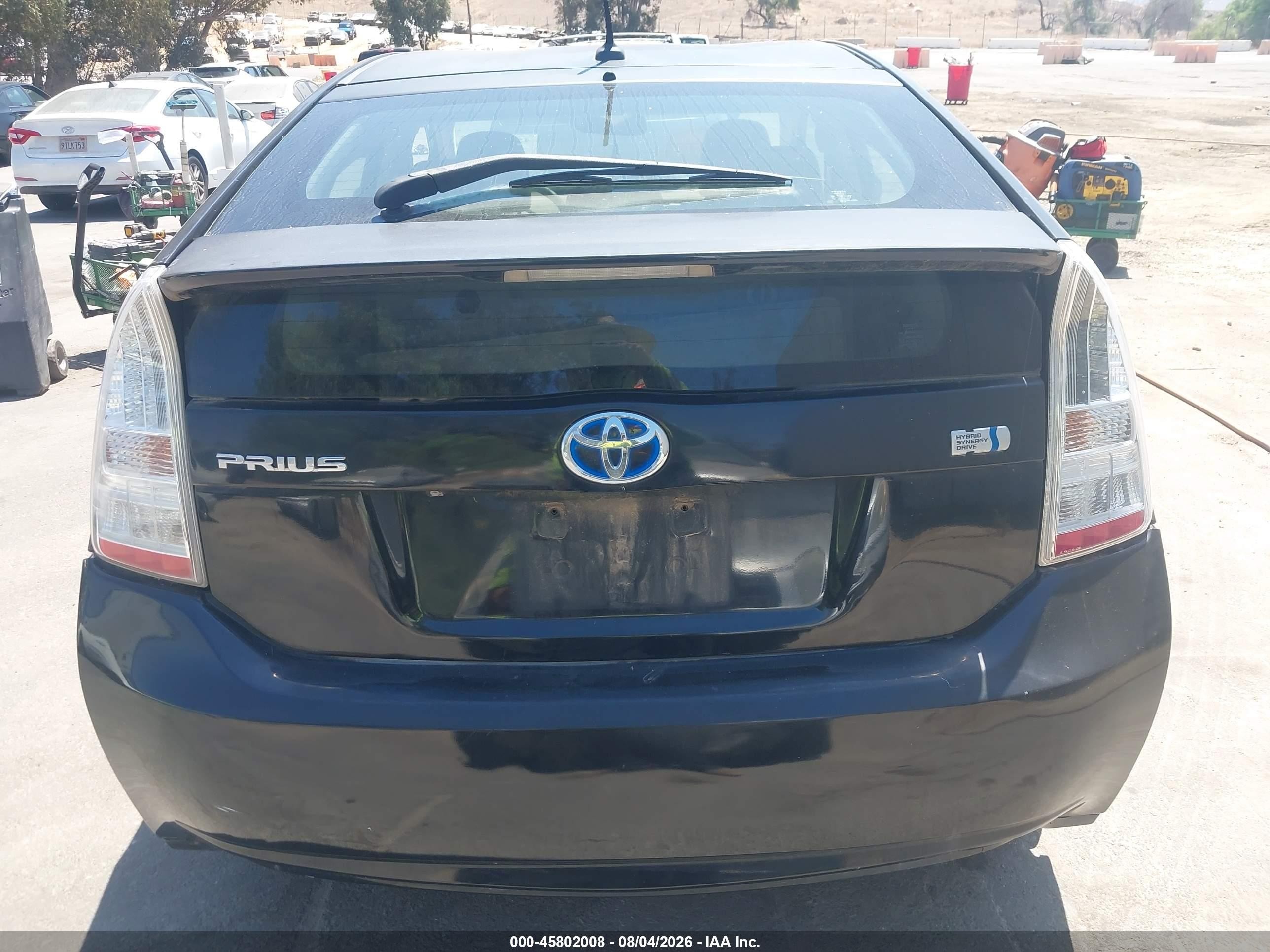 2011 Toyota Prius Four Black vin: JTDKN3DU5B1457568