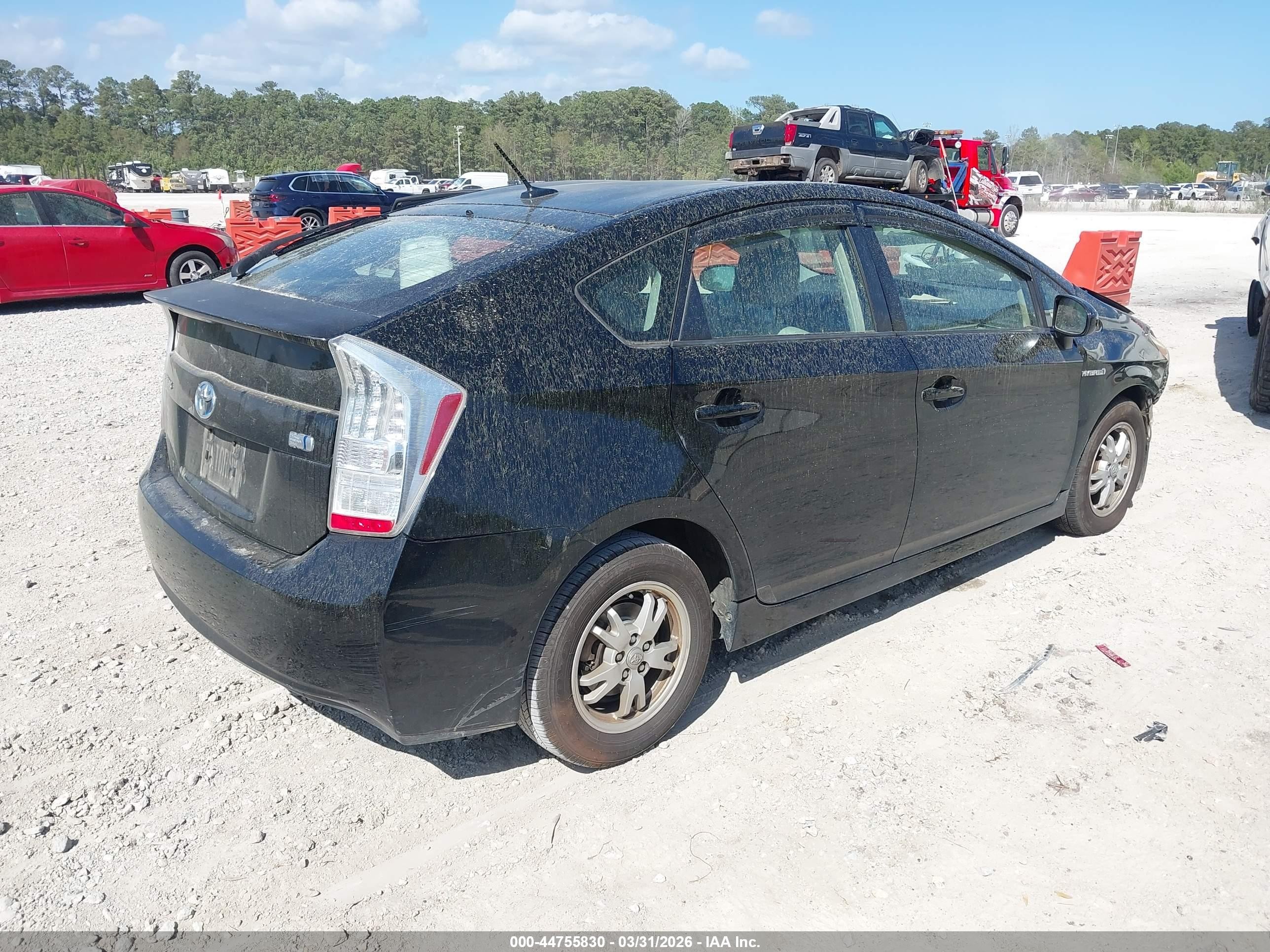 2011 Toyota Prius Two Black vin: JTDKN3DU5B5300888