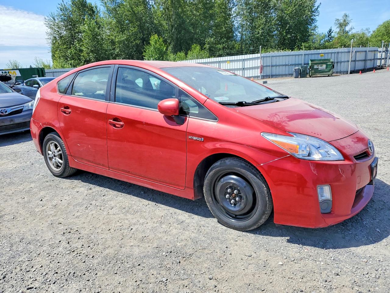 2011 Toyota Prius Two Red vin: JTDKN3DU5B5317609