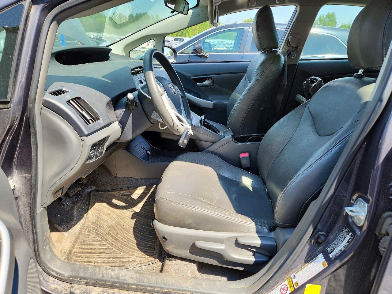2011 Toyota Prius Two Gray vin: JTDKN3DU5B5364817