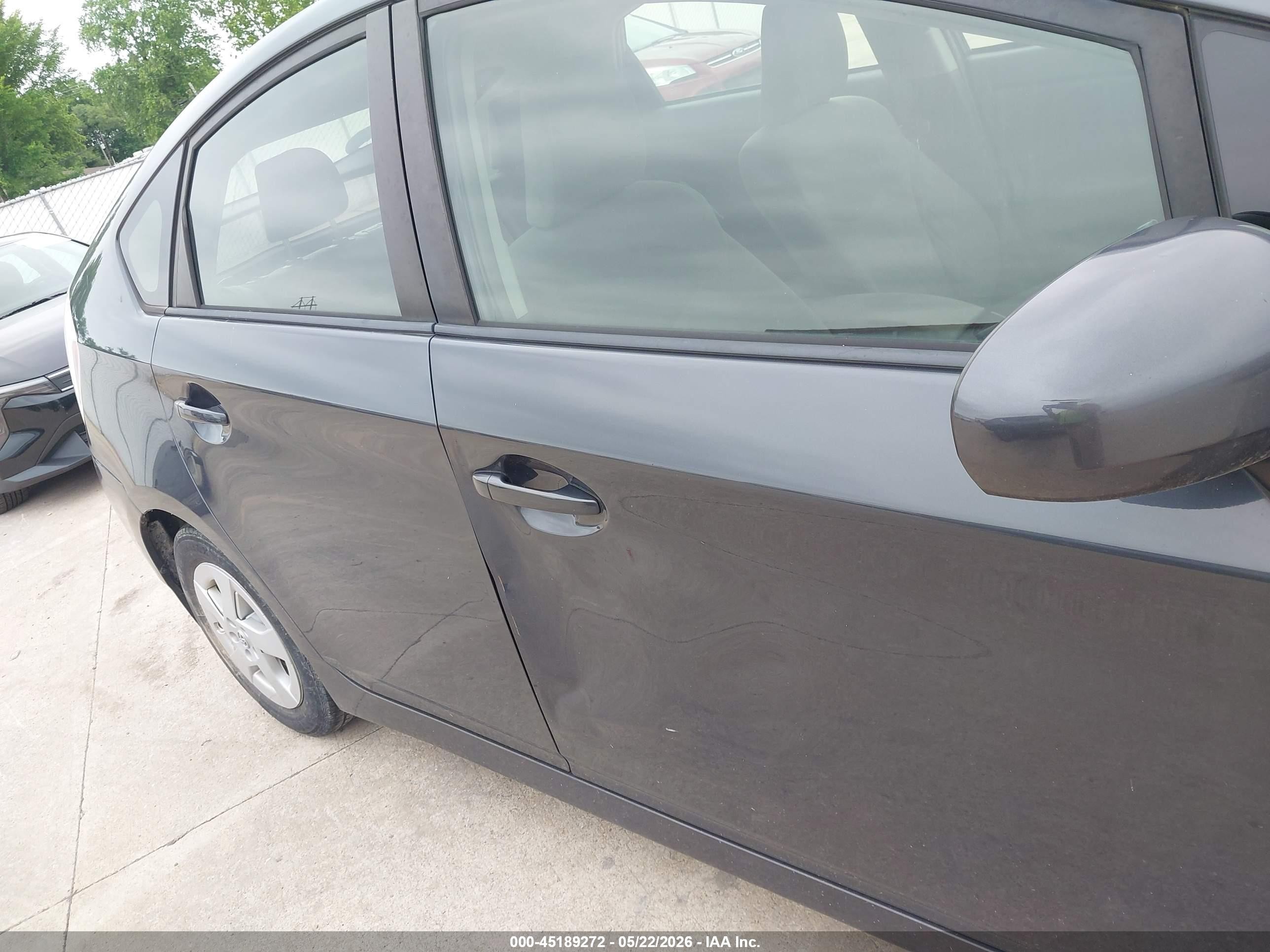 2011 Toyota Prius Two Gray vin: JTDKN3DU5B5368771