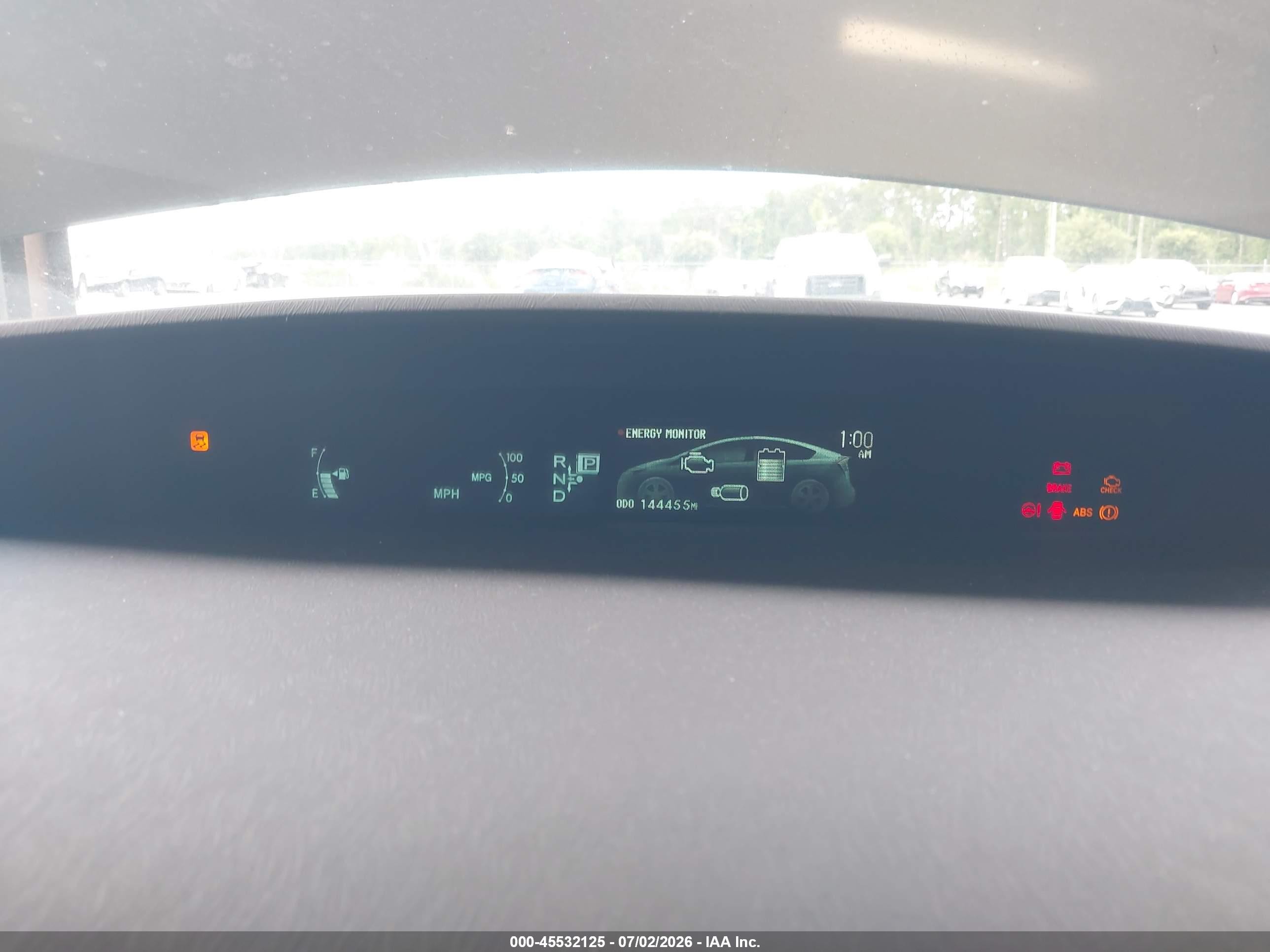 2012 Toyota Prius Two Silver vin: JTDKN3DU5C1479992