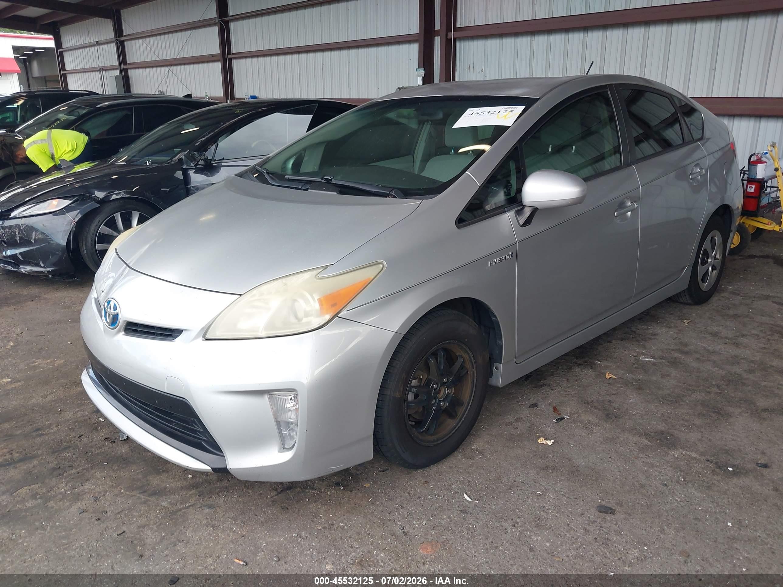 2012 Toyota Prius Two Silver vin: JTDKN3DU5C1479992