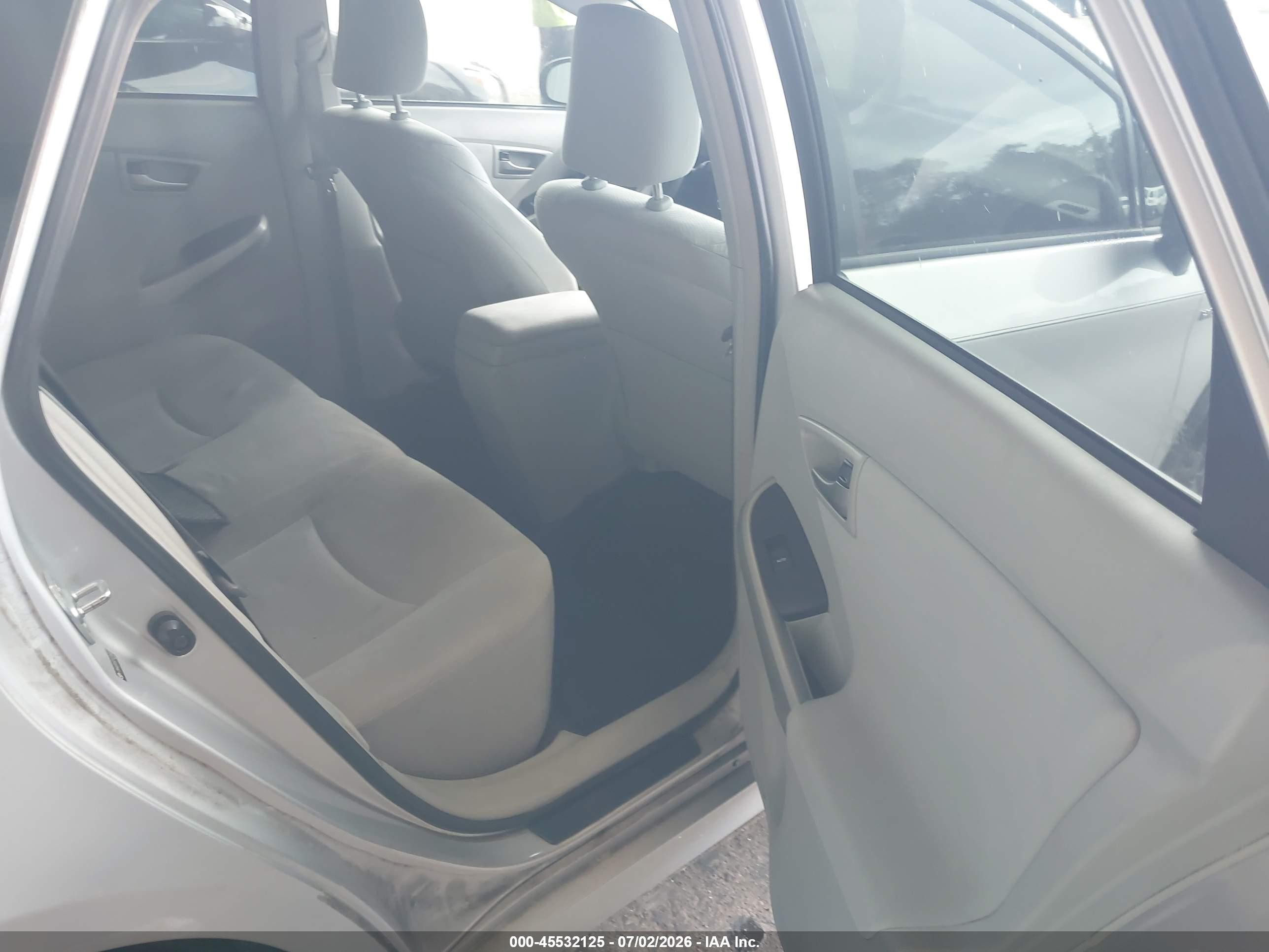 2012 Toyota Prius Two Silver vin: JTDKN3DU5C1479992
