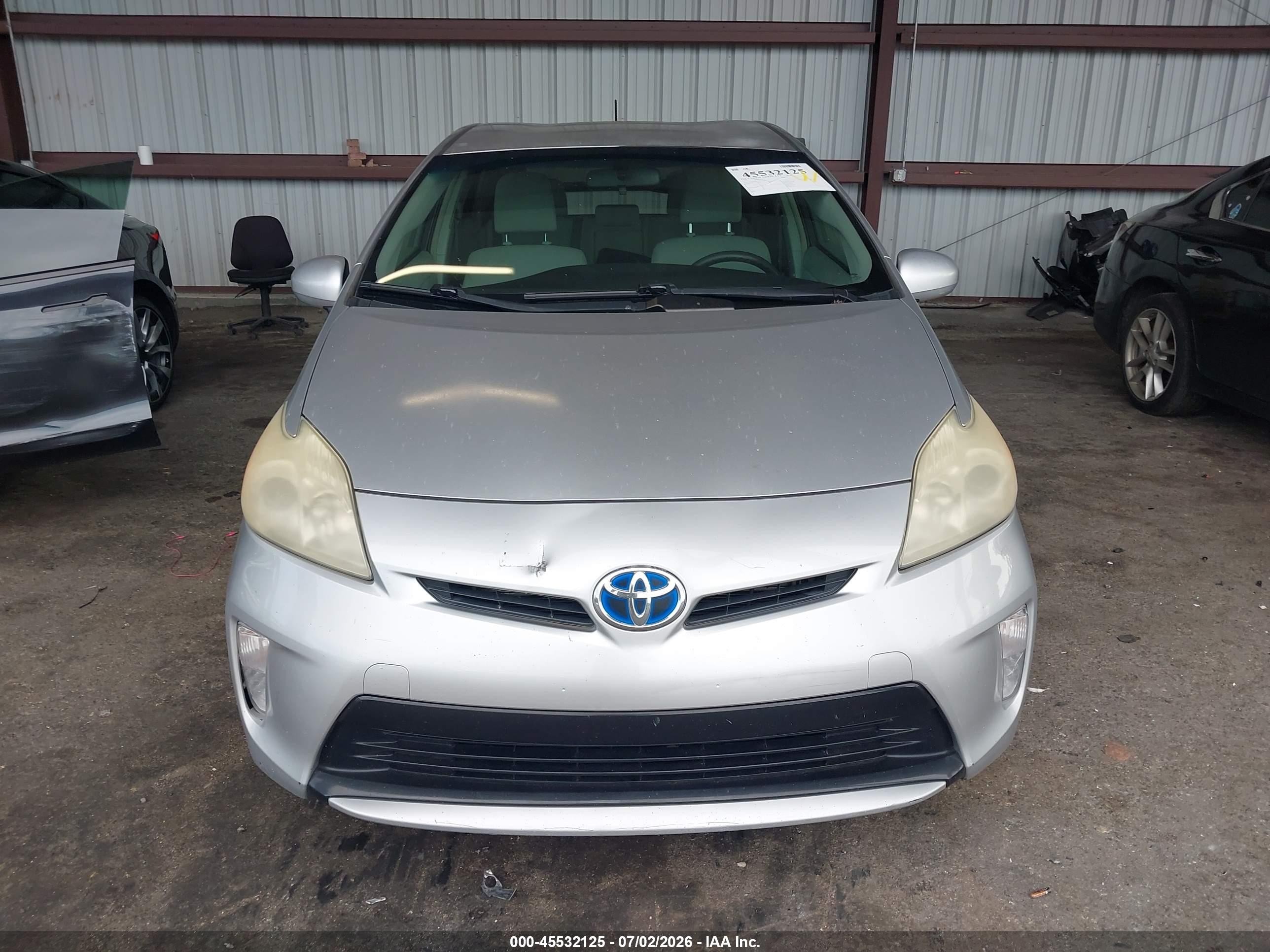 2012 Toyota Prius Two Silver vin: JTDKN3DU5C1479992