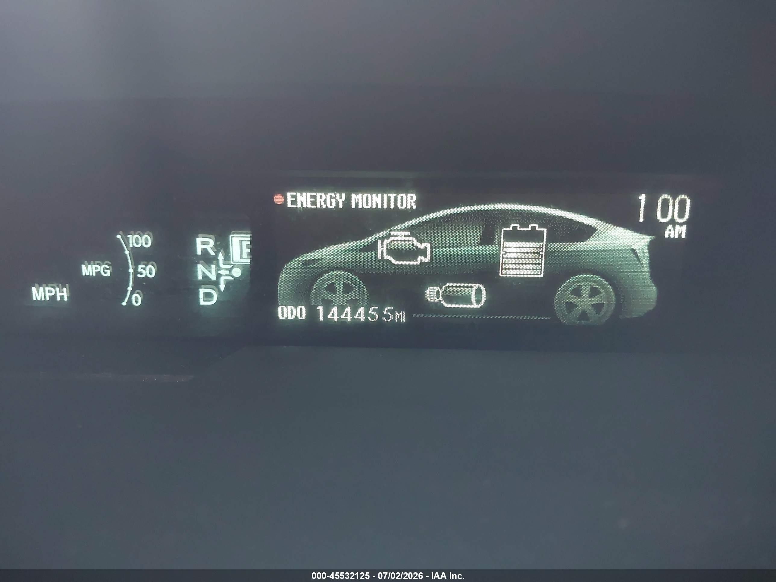 2012 Toyota Prius Two Silver vin: JTDKN3DU5C1479992