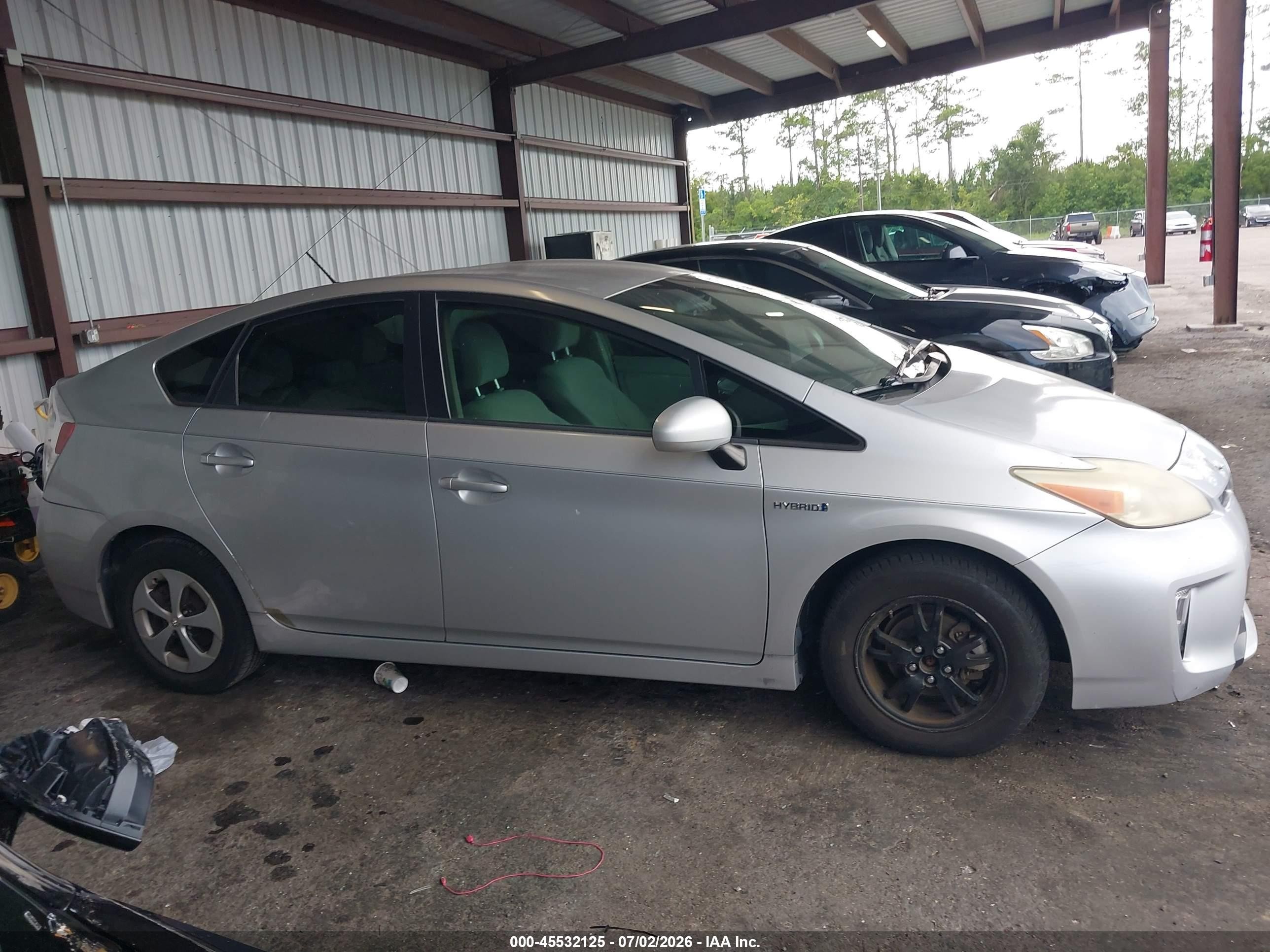2012 Toyota Prius Two Silver vin: JTDKN3DU5C1479992